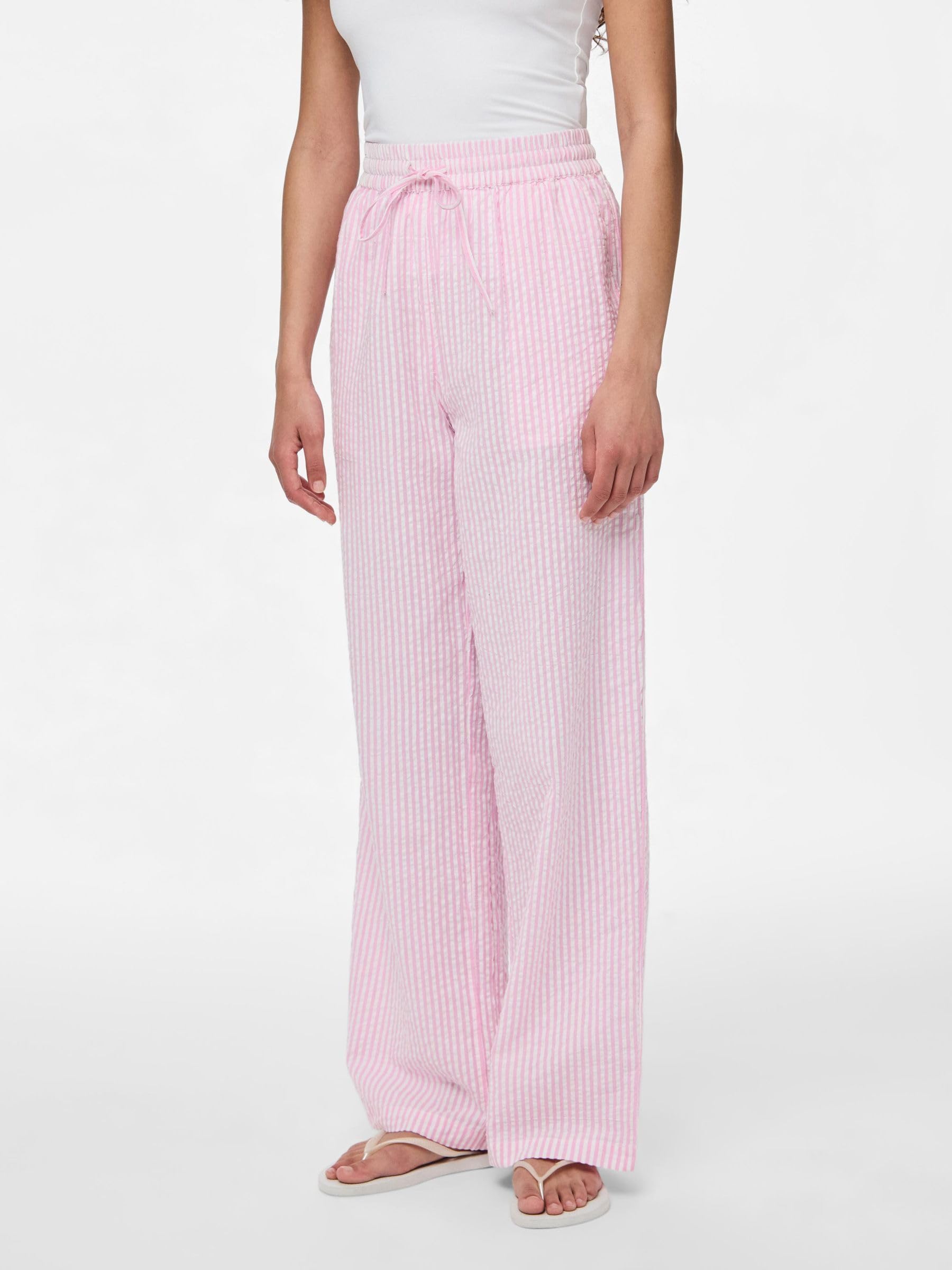 Pieces Pcsally HW Loose String Pant pantaloni Goji Berry