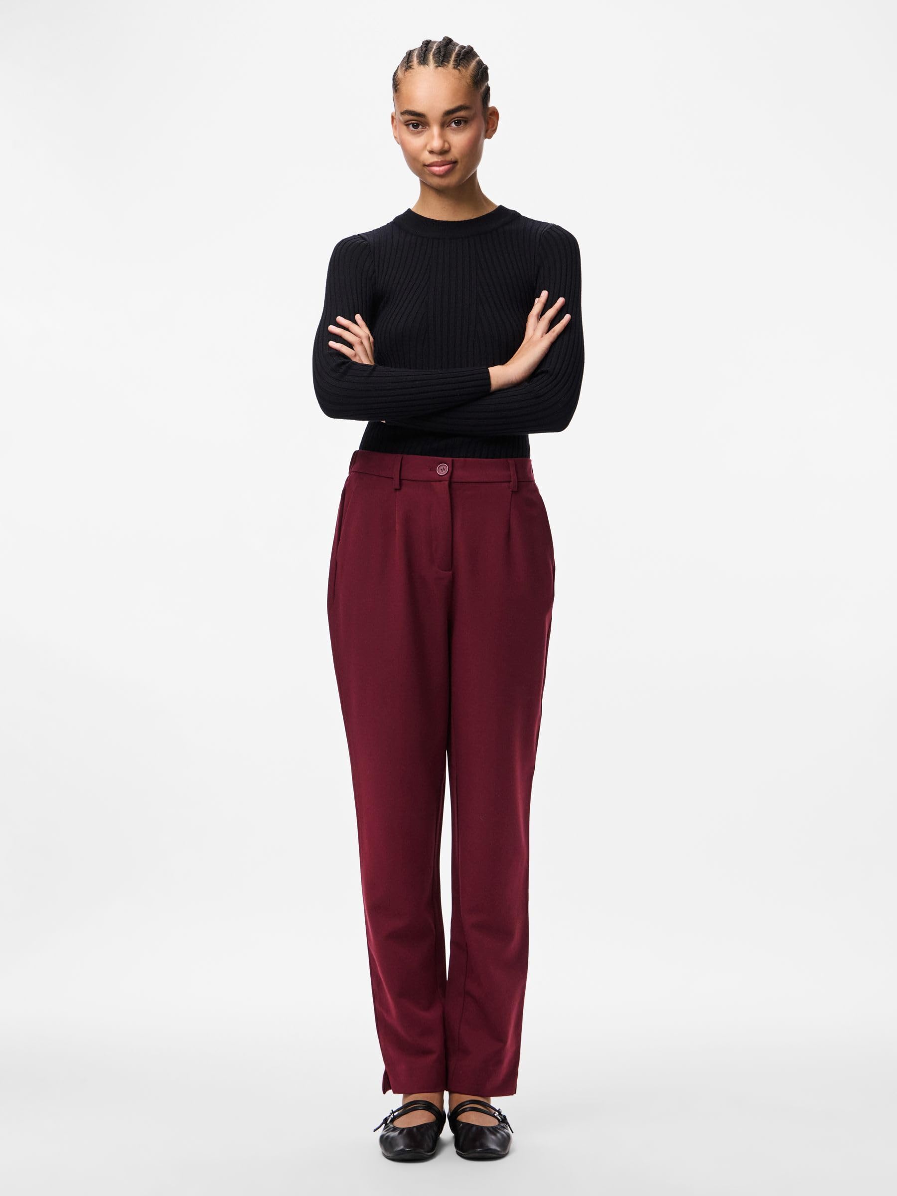 Pieces Pckamil pantaloni donna taglia S alla caviglia