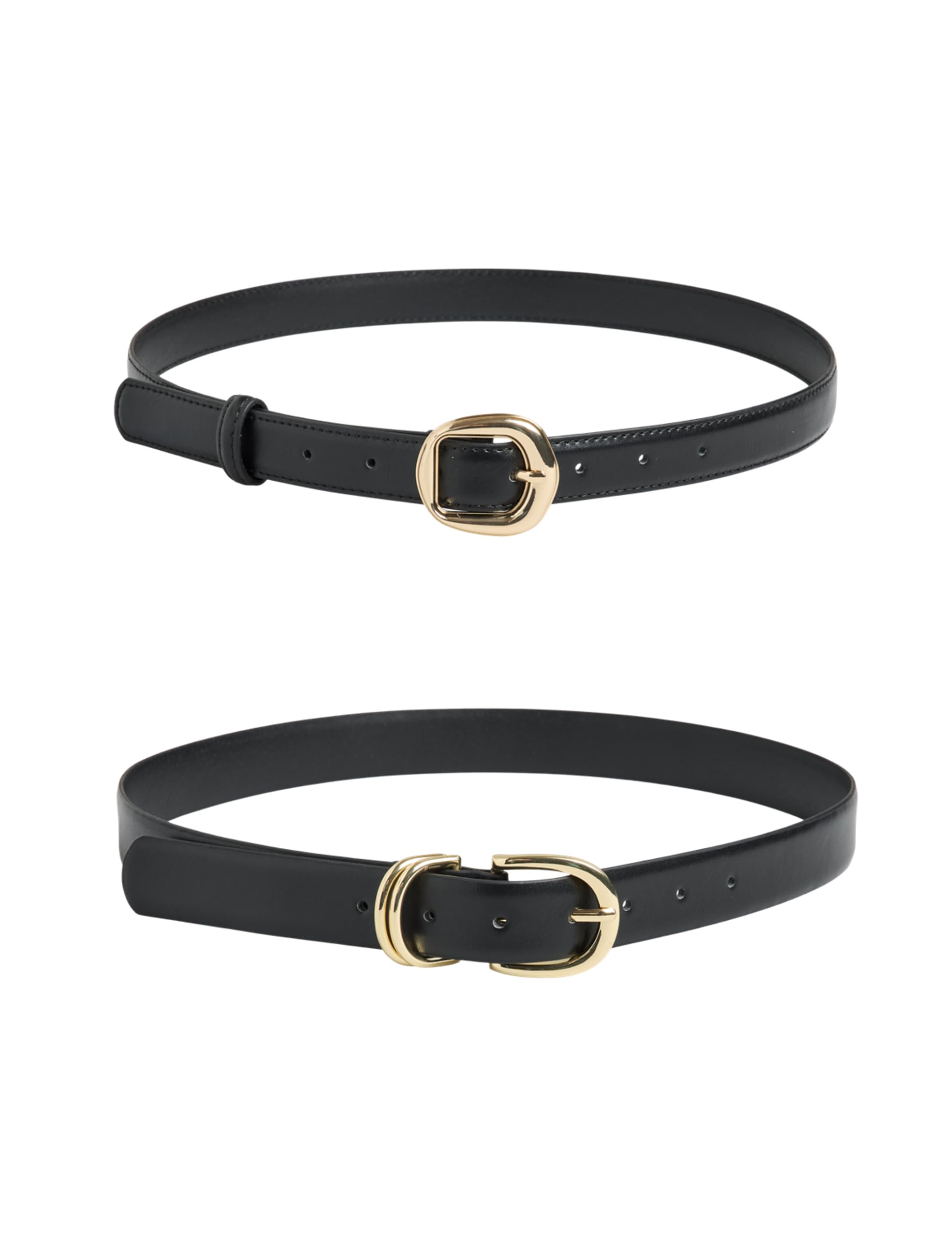 Pieces Pcbira cintura jeans 2 paia 80 coffee quartz