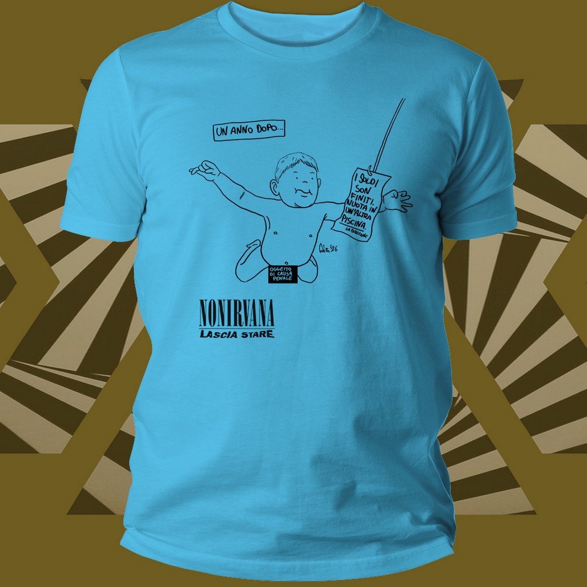 Matrix Music Store Tribe-Tee Coletta Nonirvana Lascia Stare t-shirt cotone