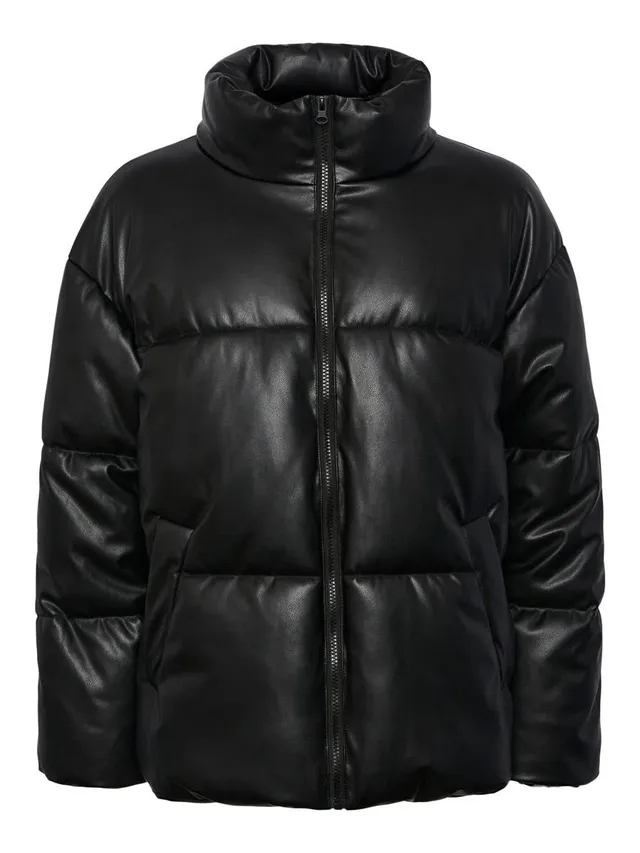 PIECES Pcadela Pu Jacket giacca XS ecopelle imbottita