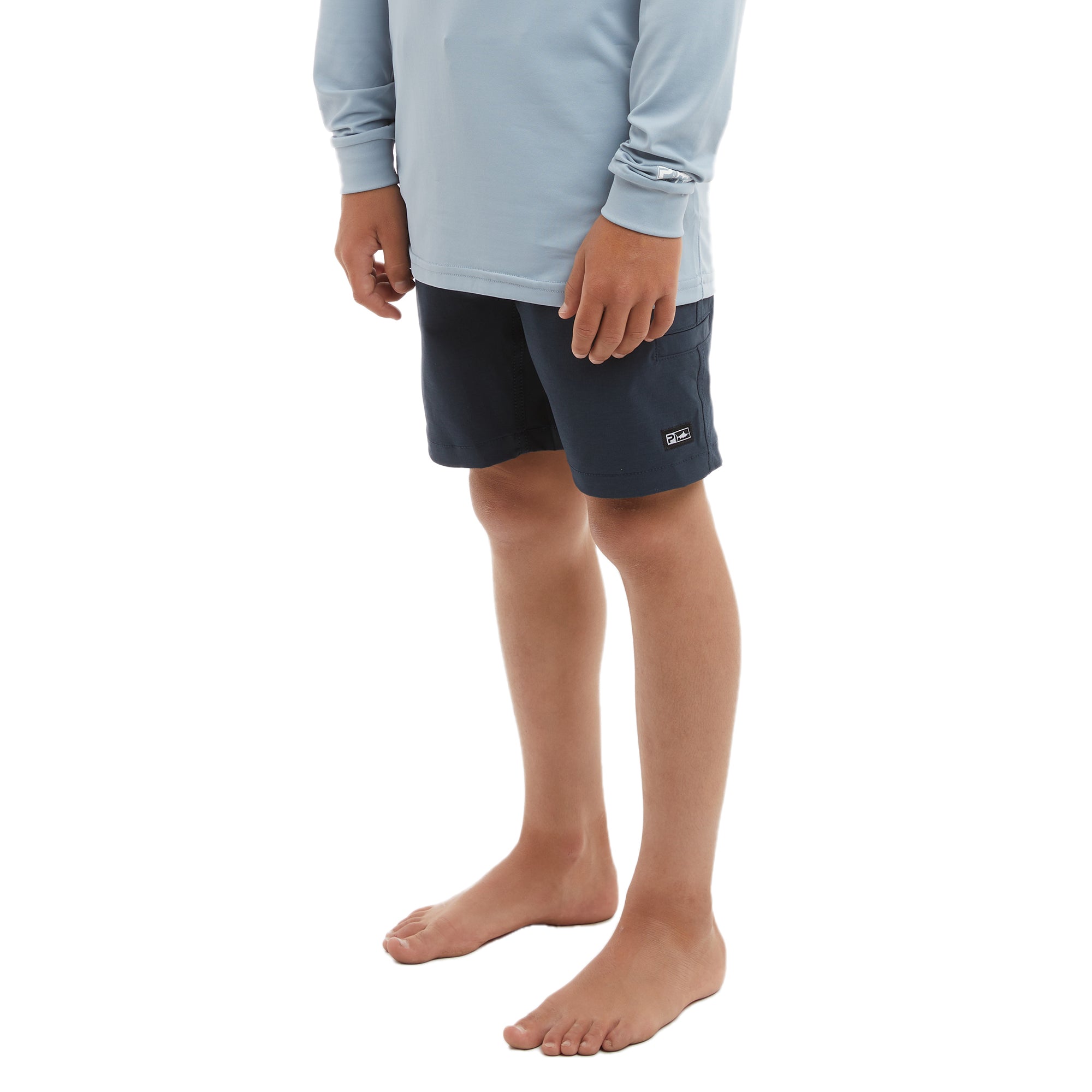 Pelagic Youth Mako shorts ragazzo blu navy asciugatura rapida