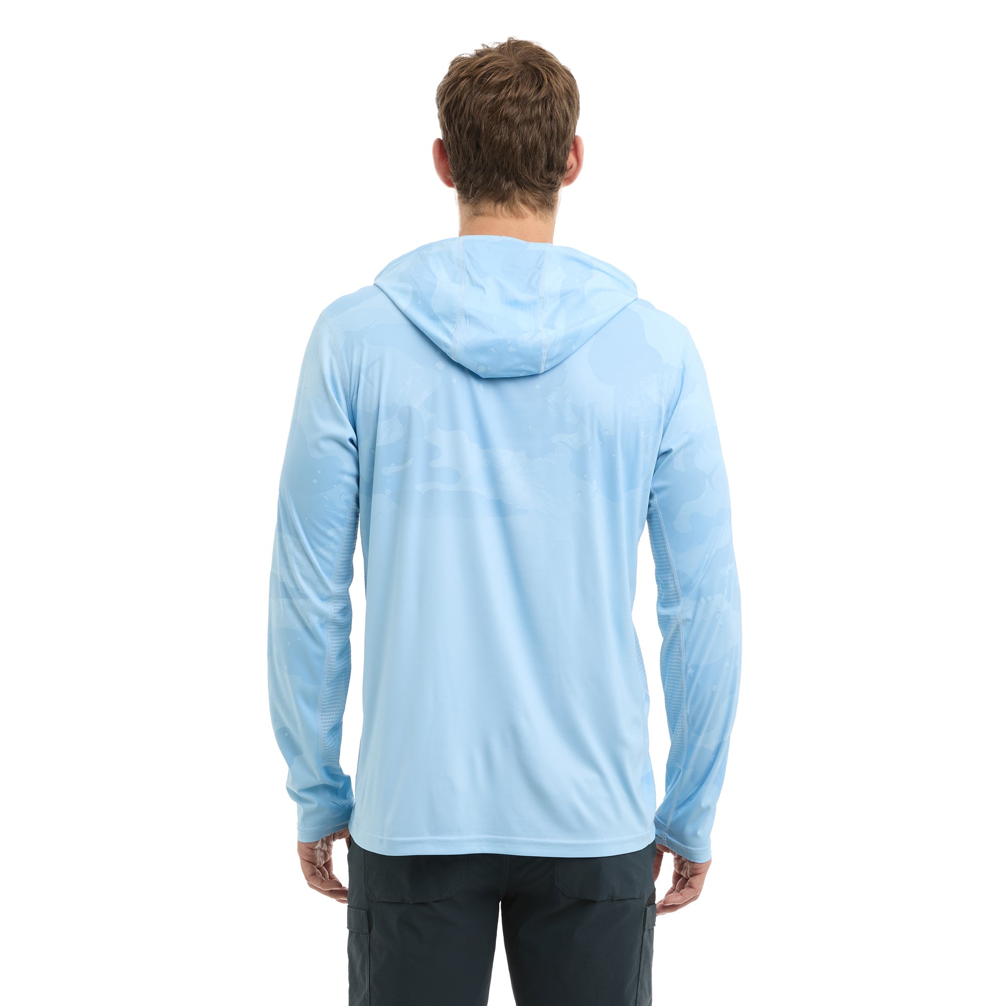 Pelagic Vaportek maglia pesca uomo light blue UPF 50+