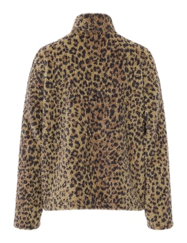 Pieces Pckatty Teddy High-Neck giacca donna collo alto teddy