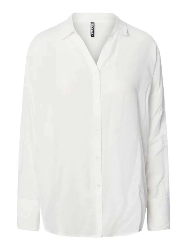 PIECES Pckatinka LS Shirt BC Camicia Donna Taglia M