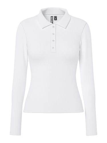 Pieces Pckitte LS Polo Top Jrs Noos polo donna taglia M