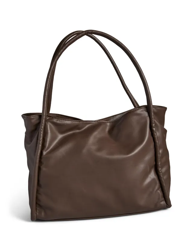 Pieces Pcranna Shopper Wb borsa donna marrone scuro