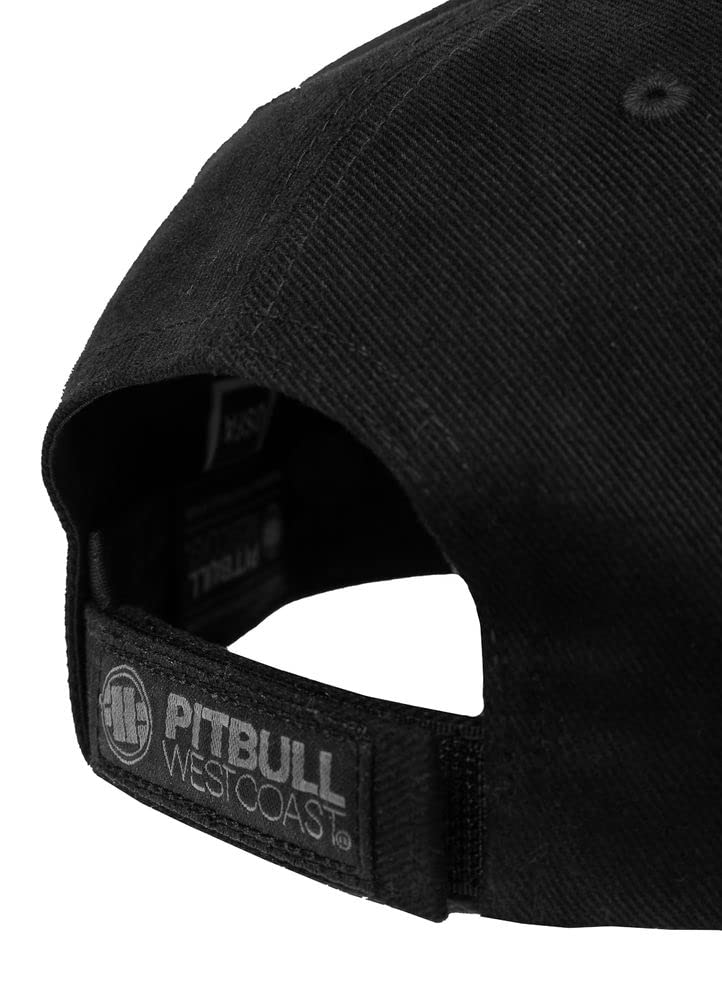 Pitbull 3D Metal Logo cappello snapback nero cotone