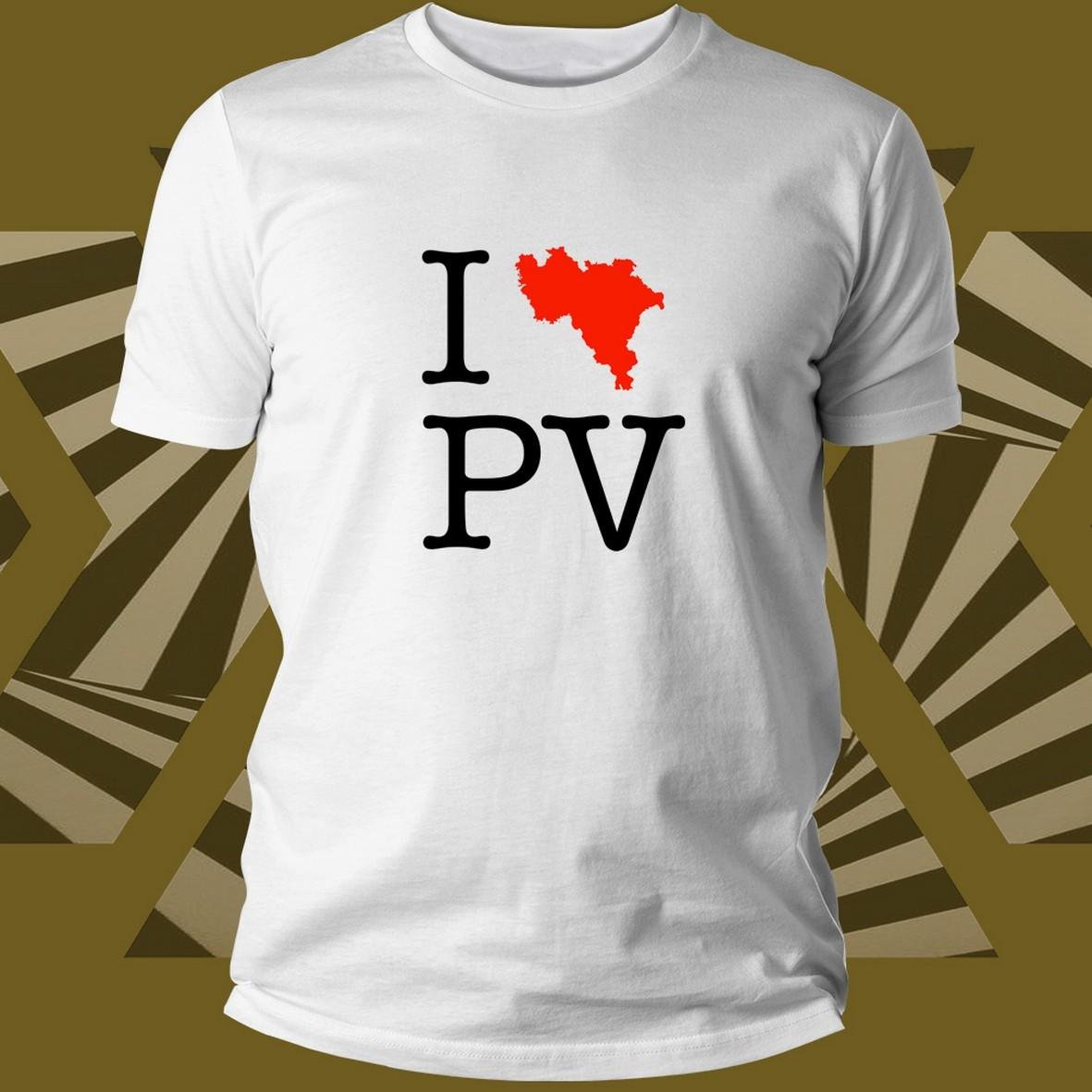 Matrix Music Store Pavia I Love PV t-shirt cotone unisex