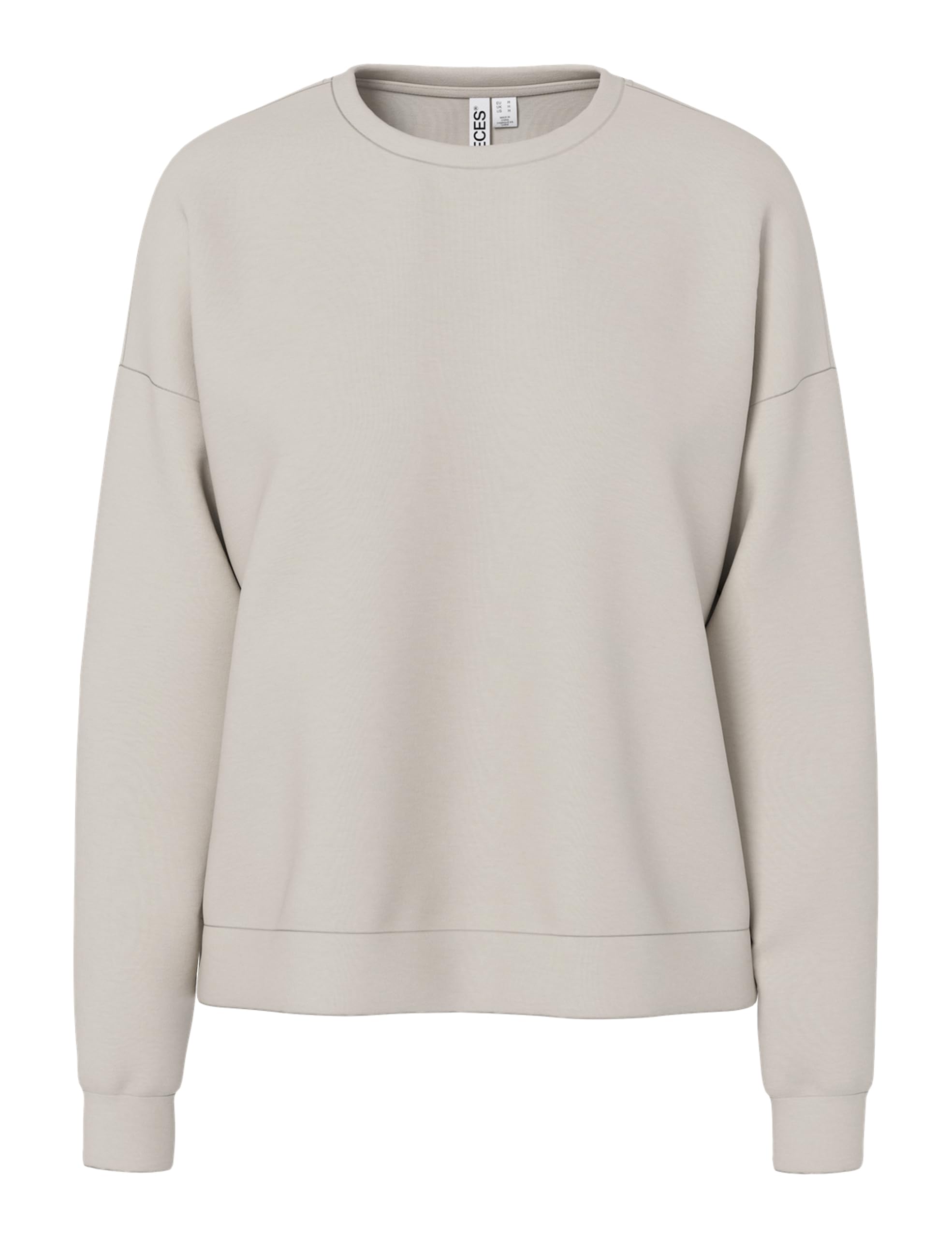 Pieces Pcmichelle Scuba LS Top maglia donna manica lunga