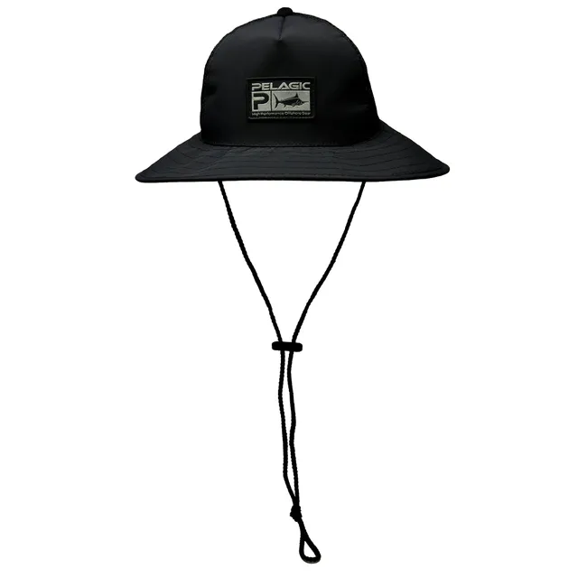 Pelagic Brimmer Deluxe cappello Black tesa larga