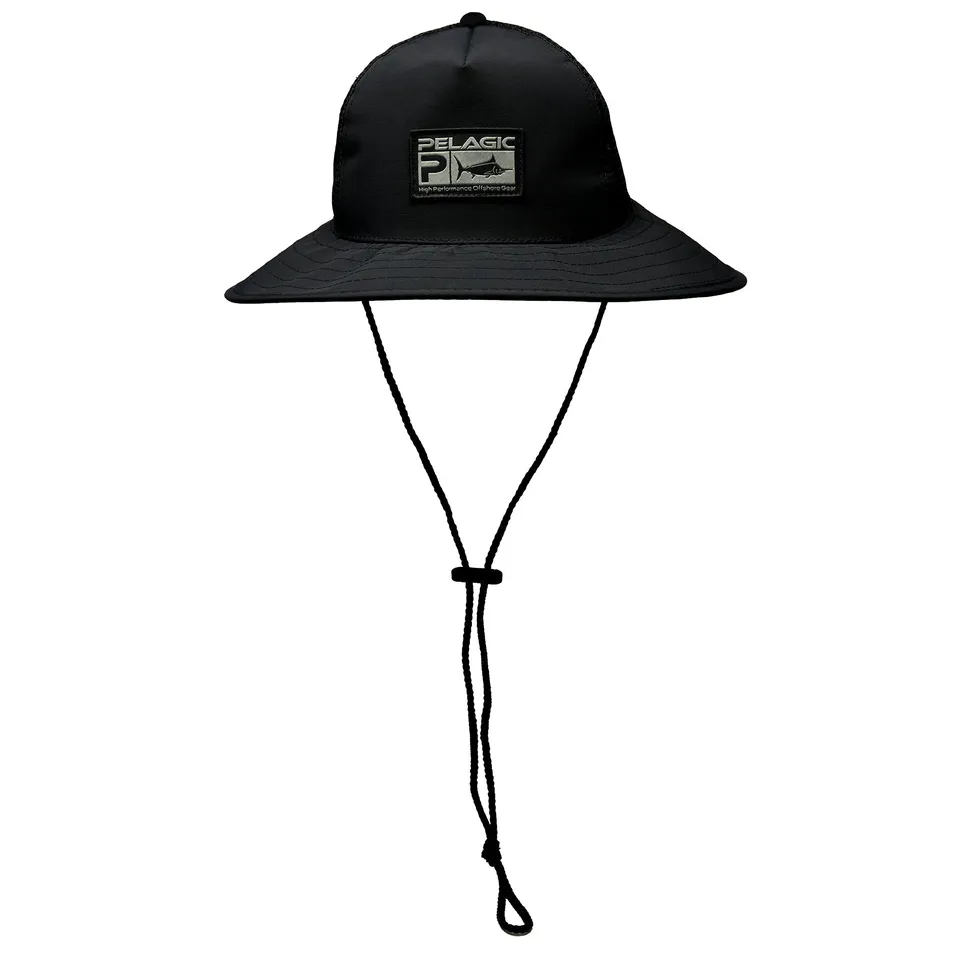 Pelagic Brimmer Deluxe cappello Black tesa larga
