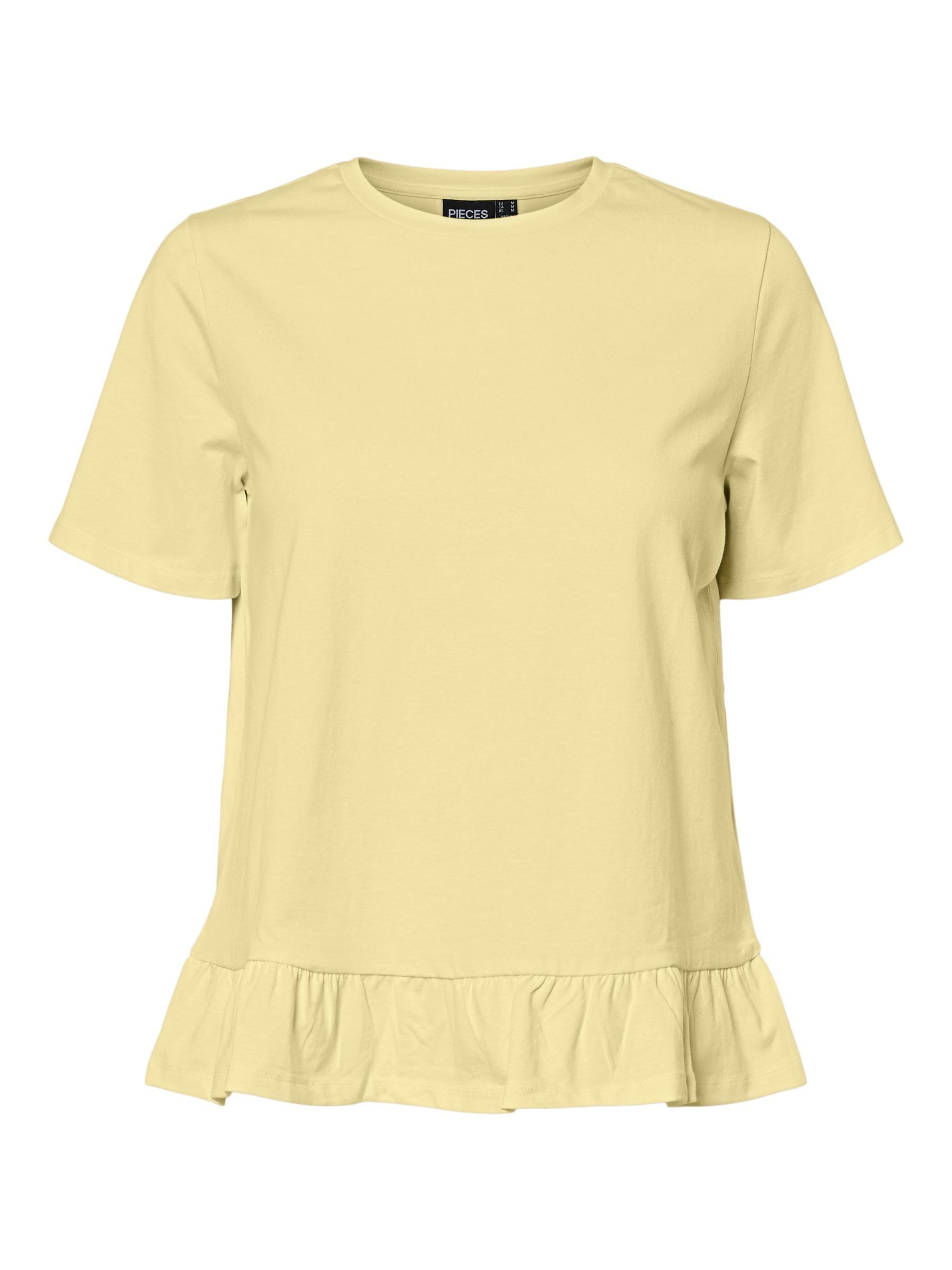 Pieces Pcdisso Top Donna Girocollo Maniche Corte