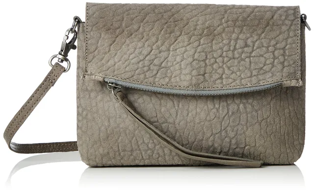 Pieces Pcpaula Suede Borsa a Tracolla Donna Pelle