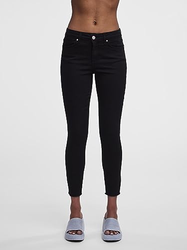 Pieces Pcdelly Skn MW BLC Noos jeans S 30L skinny