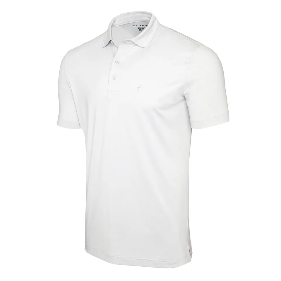 Pelagic Marco Polo Polo Uomo Bianco Manica Corta Elasticizzata