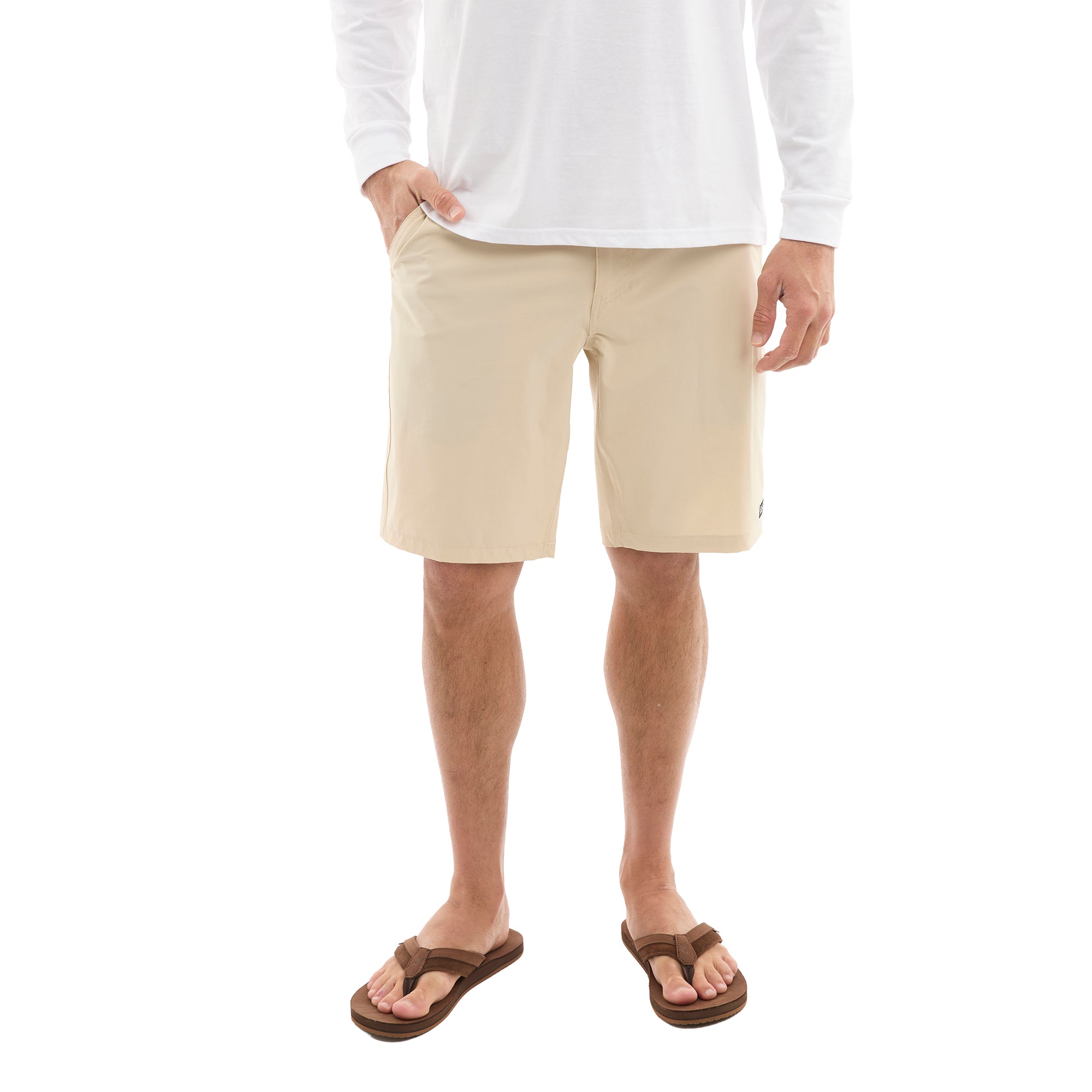 Pelagic Mako shorts uomo sabbia tessuto elasticizzato