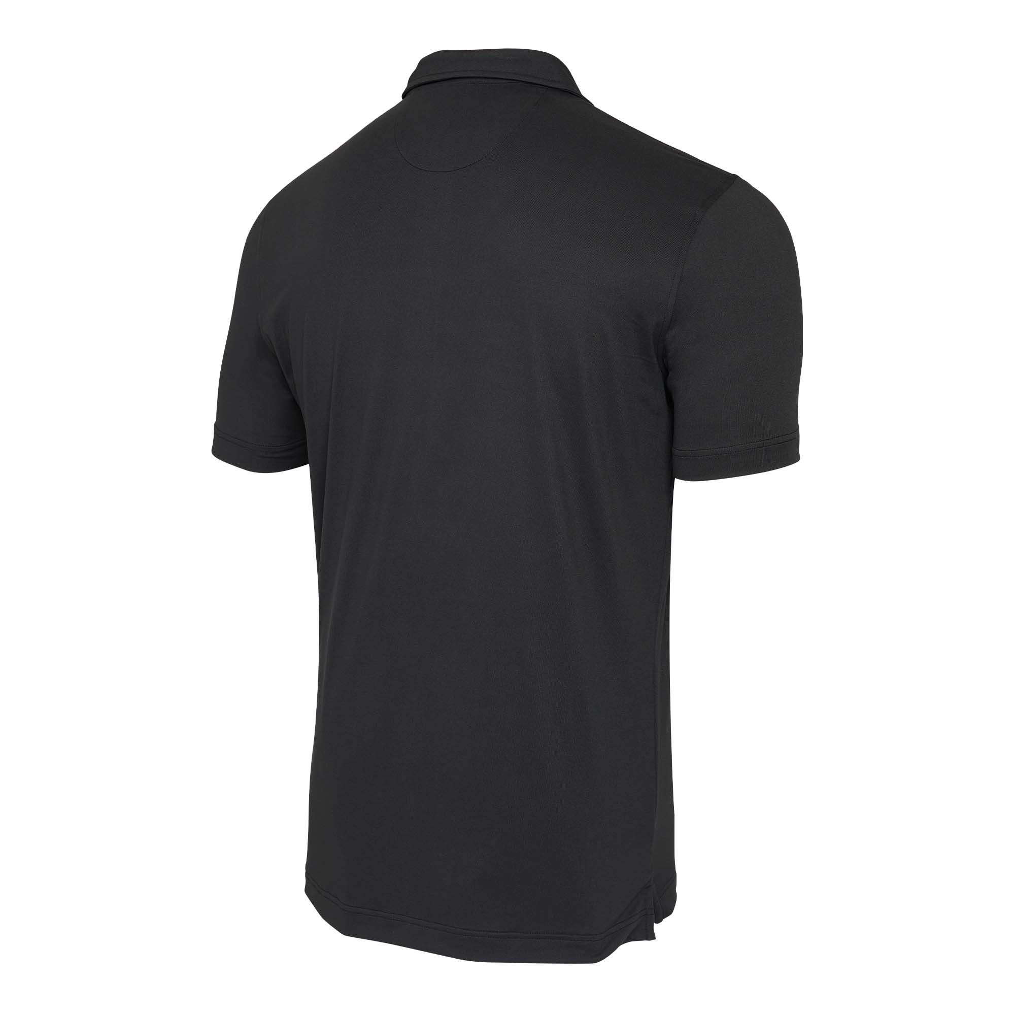 Pelagic Marco Polo Polo Uomo Nero Manica Corta Elasticizzata
