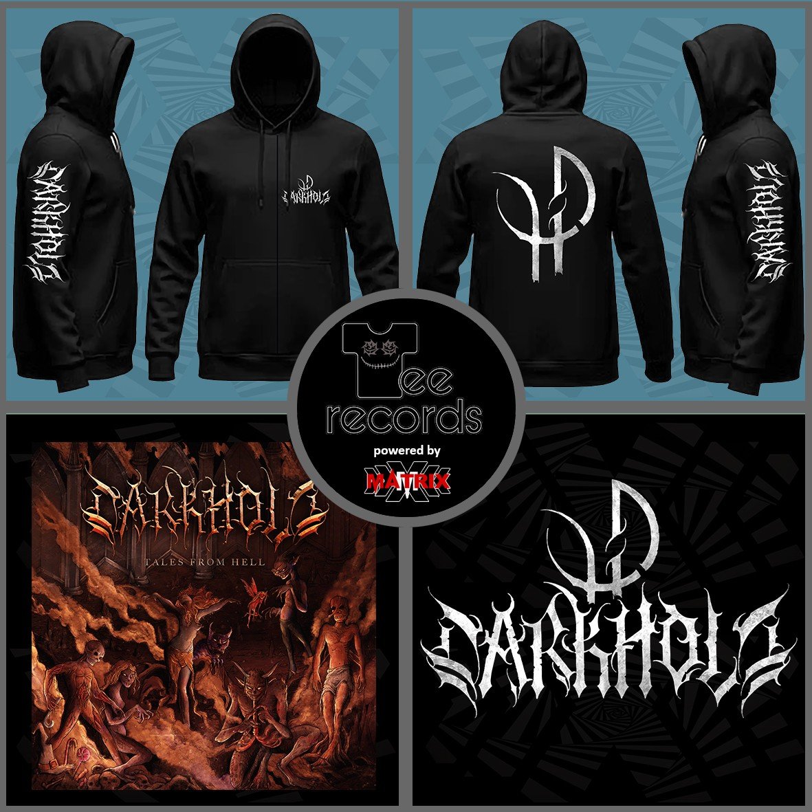 Matrix Darkhold Logo t-shirt cotone organico stampa nera
