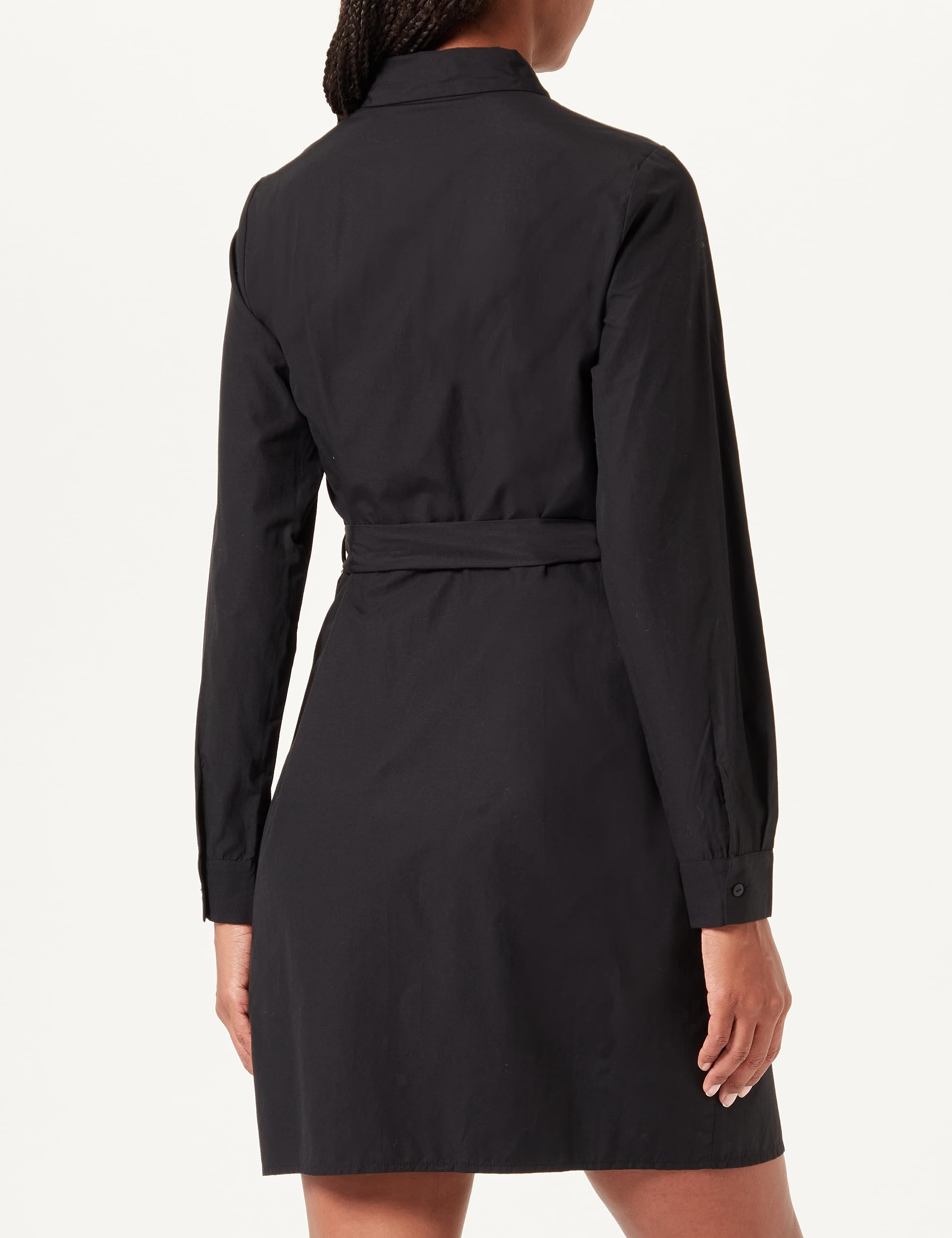 Pieces Pcnika LS Shirt Tie Dress Noos BC vestito S con lacci