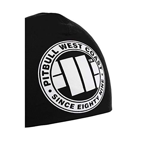 Pit Bull West Coast Big Logo berretto cotone nero elastico