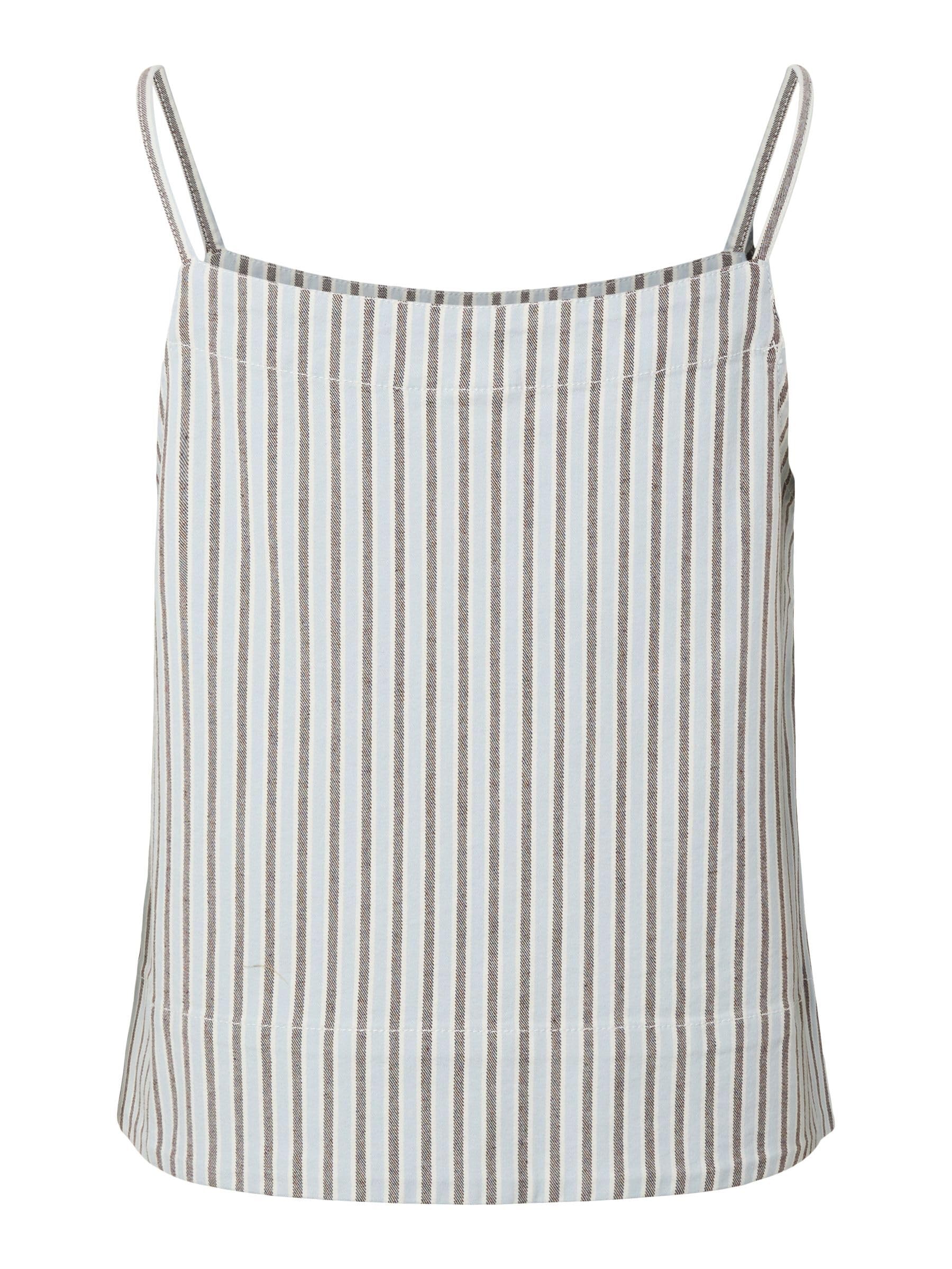 Pieces Pcbillo top denim donna cotone comodo