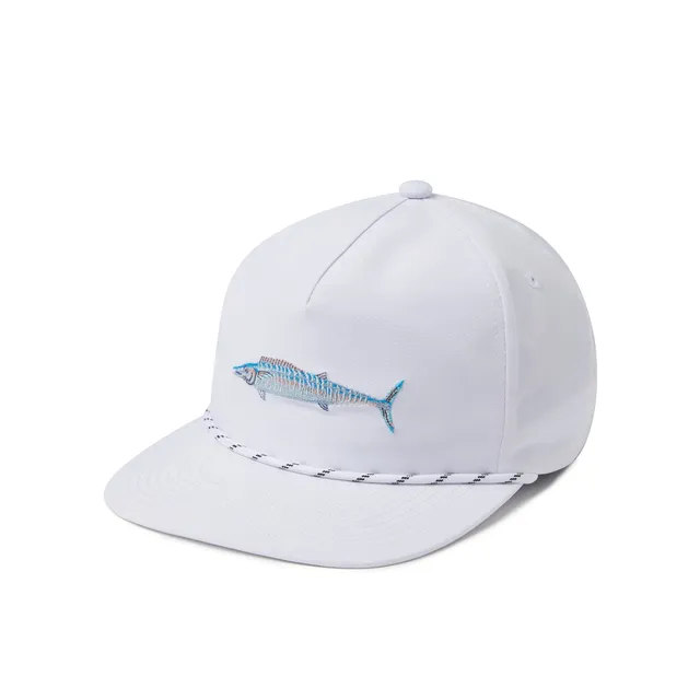 Pelagic Adrift Goione Wahoo cappello bianco snapback