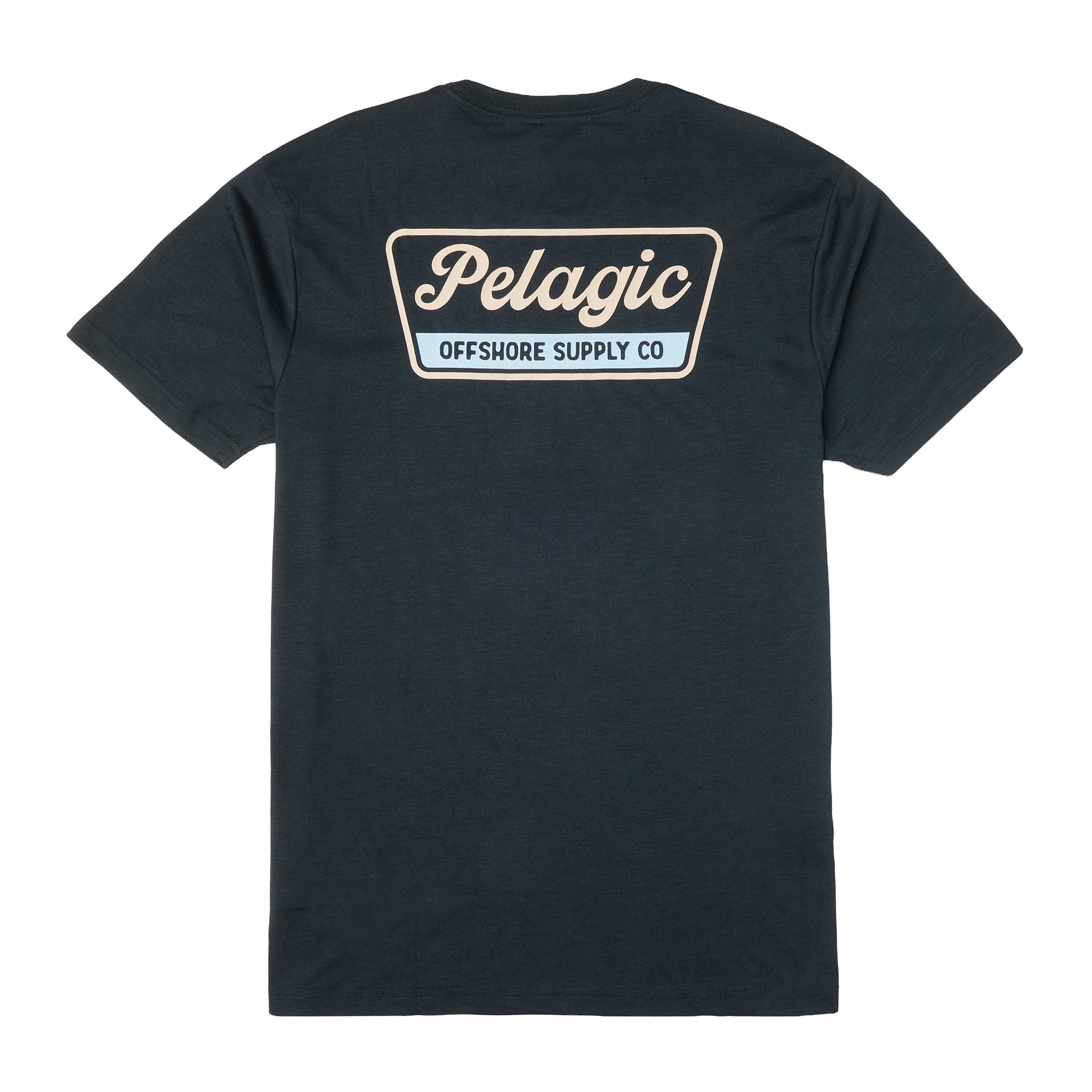 Pelagic Dockline maglietta uomo blu navy triblend morbido