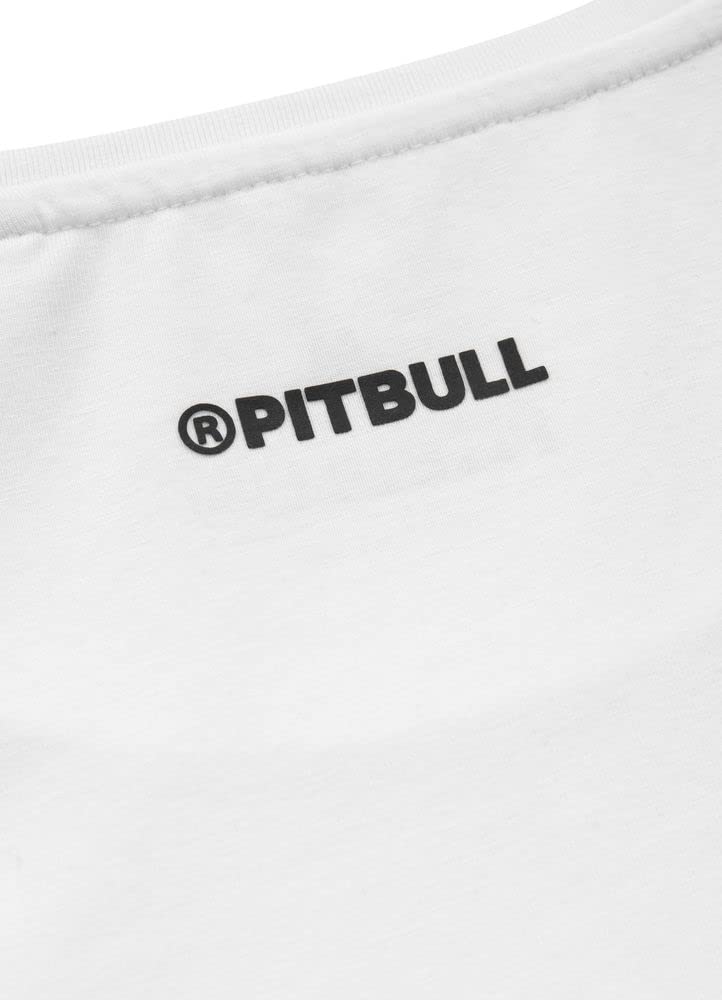 Pit Bull West Coast Small Logo t-shirt donna nera cotone