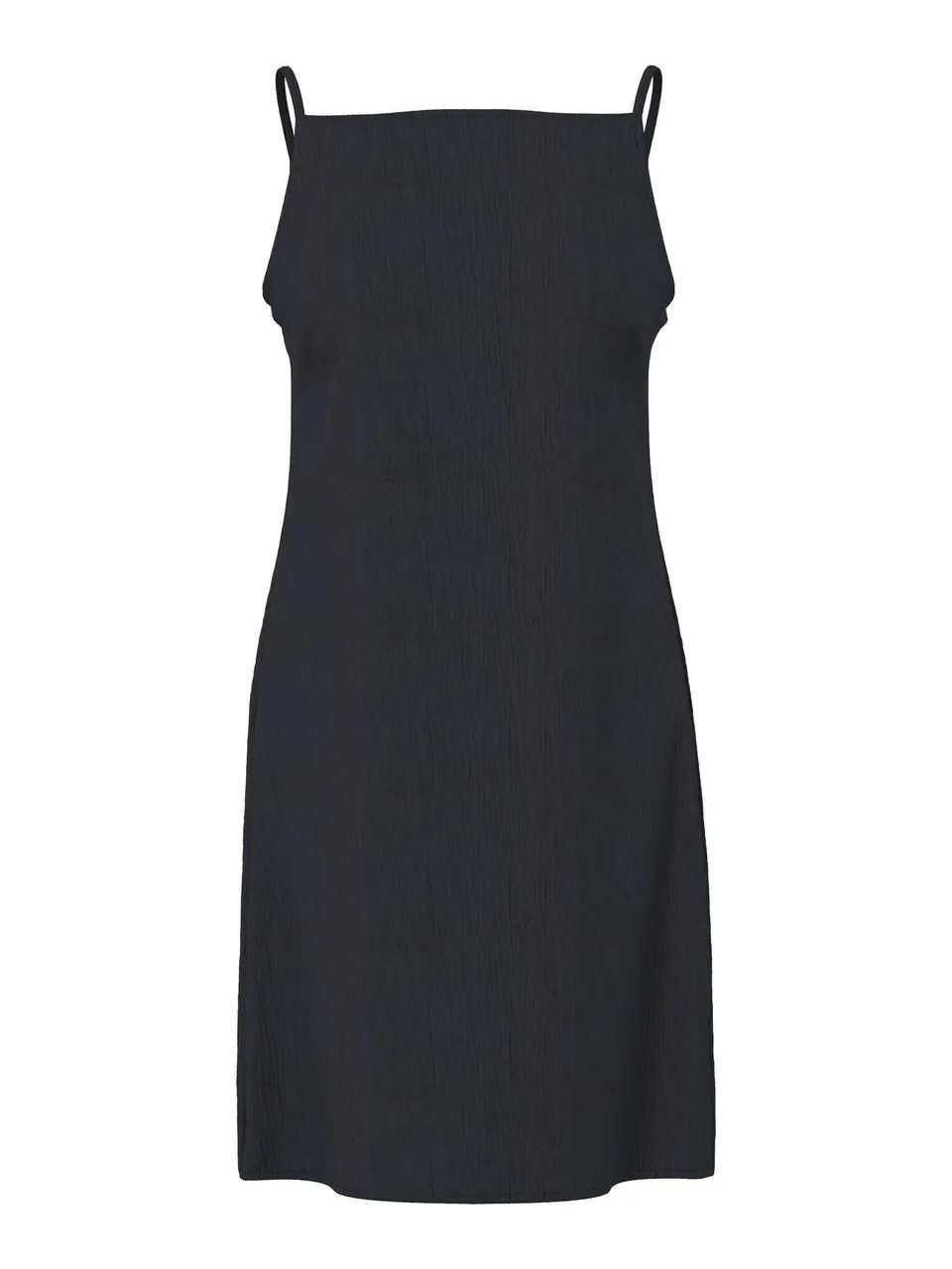 Pieces Pcpiva SL Short Dress vestito corto nero manica corta