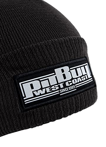 Pitbull One Tone Boxing berretto invernale nero lana