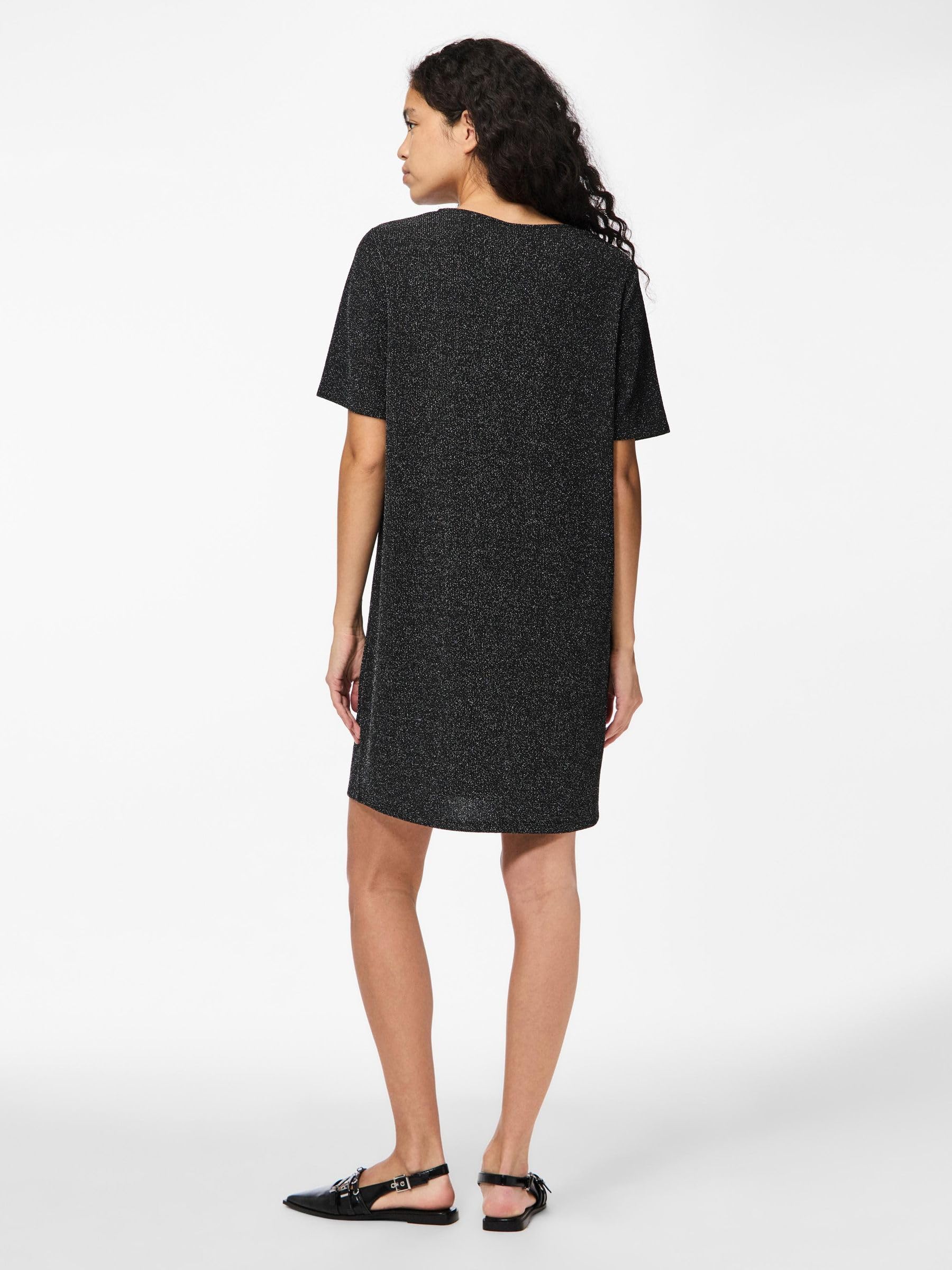 Pieces Pclina Mini Abito Donna Nero XL
