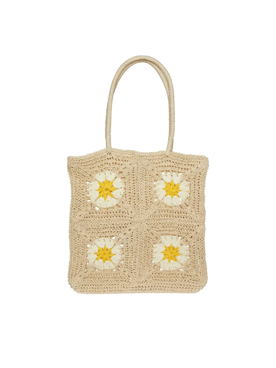 Pieces Pckilona Straw shopper naturale intrecciata