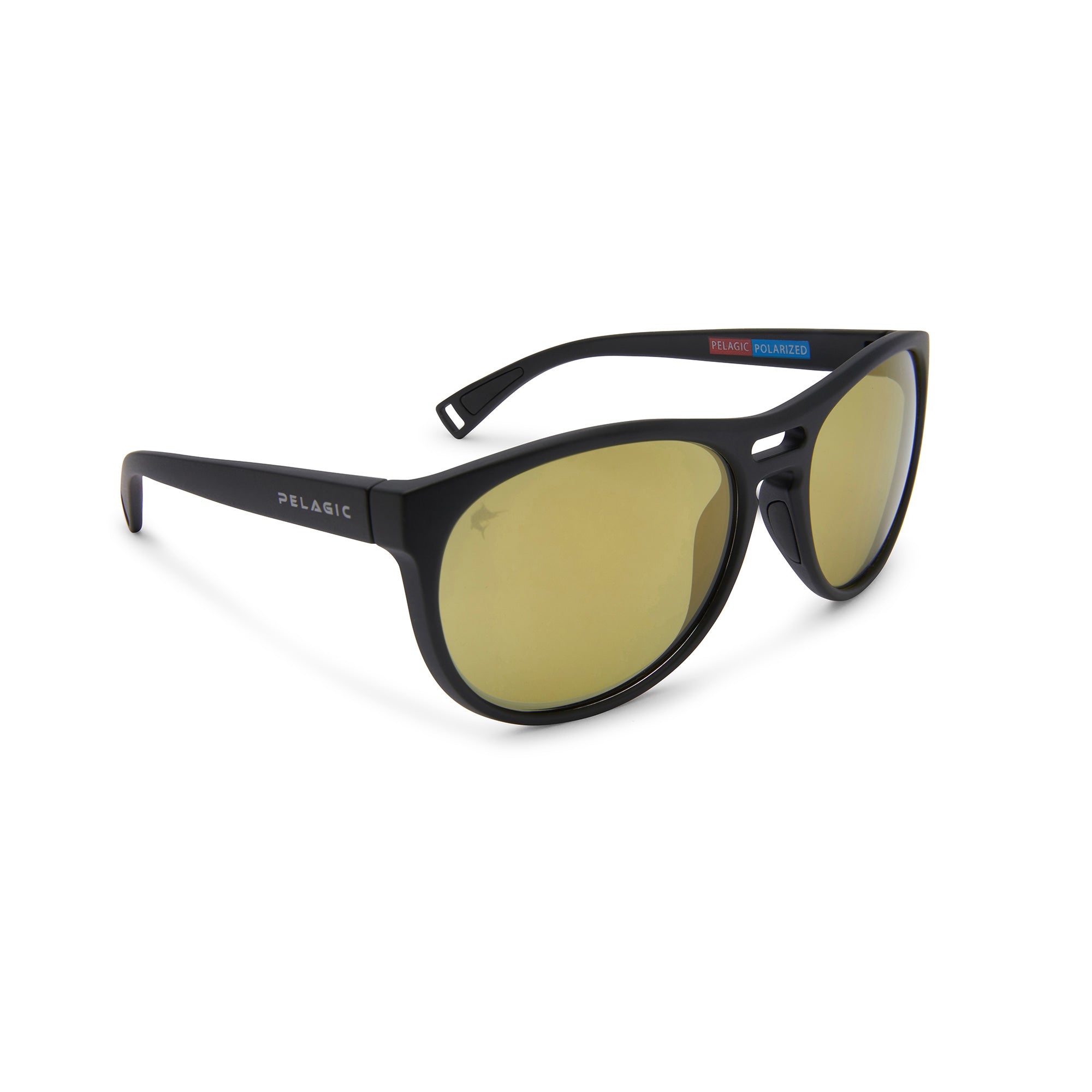 Pelagic Navigator occhiali da pesca vetro oro nero opaco