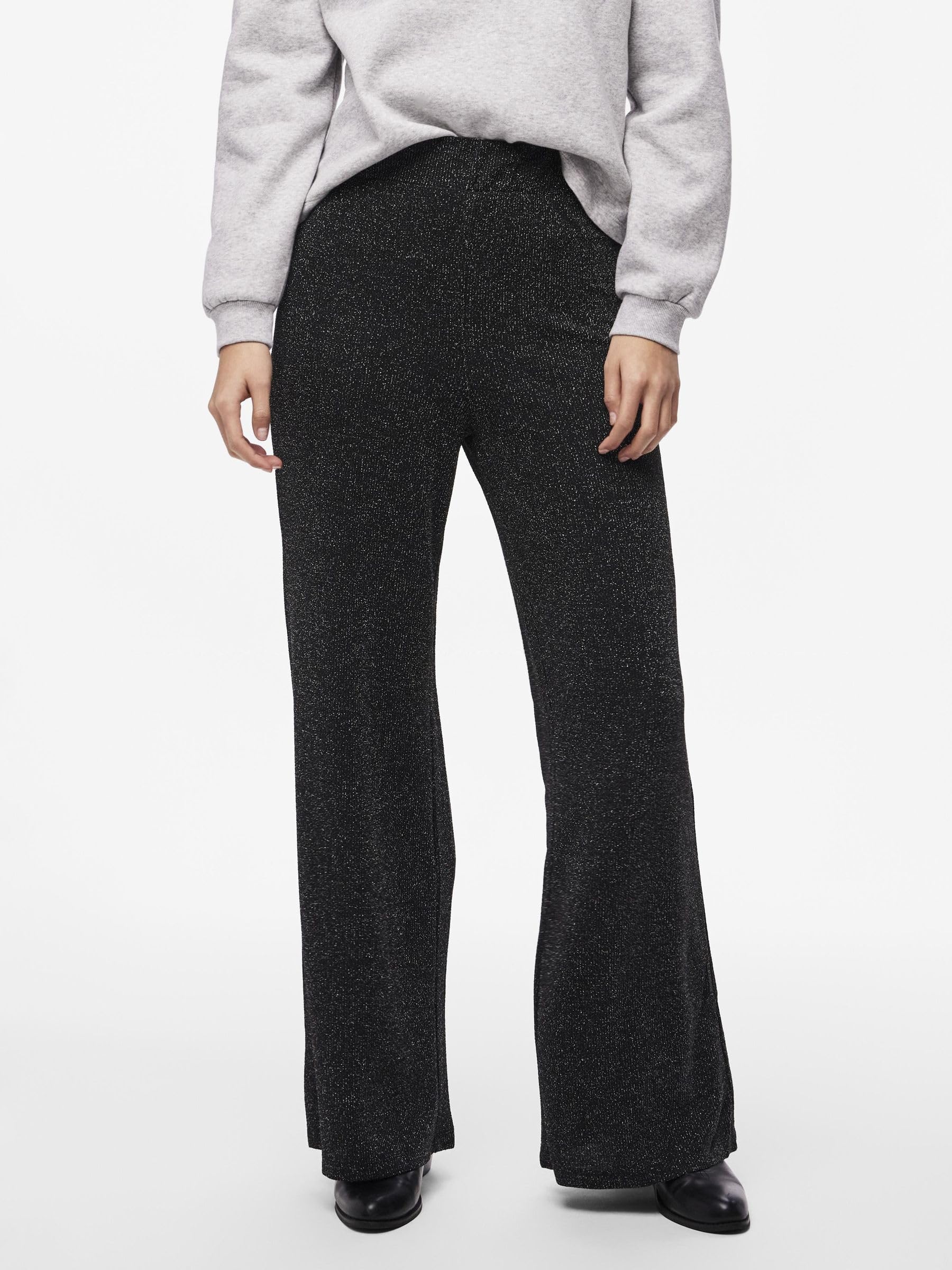 Pieces Pclina HW Wide pantaloni donna XL