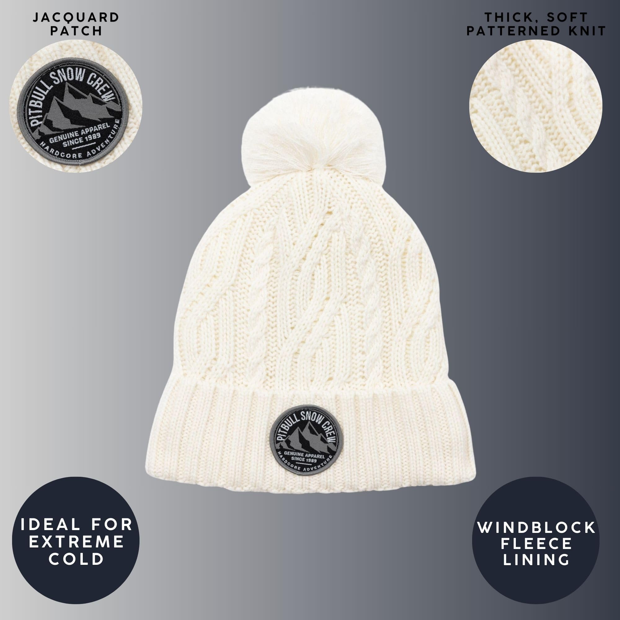 Pit Bull West Coast Snow Crew berretto universale invernale