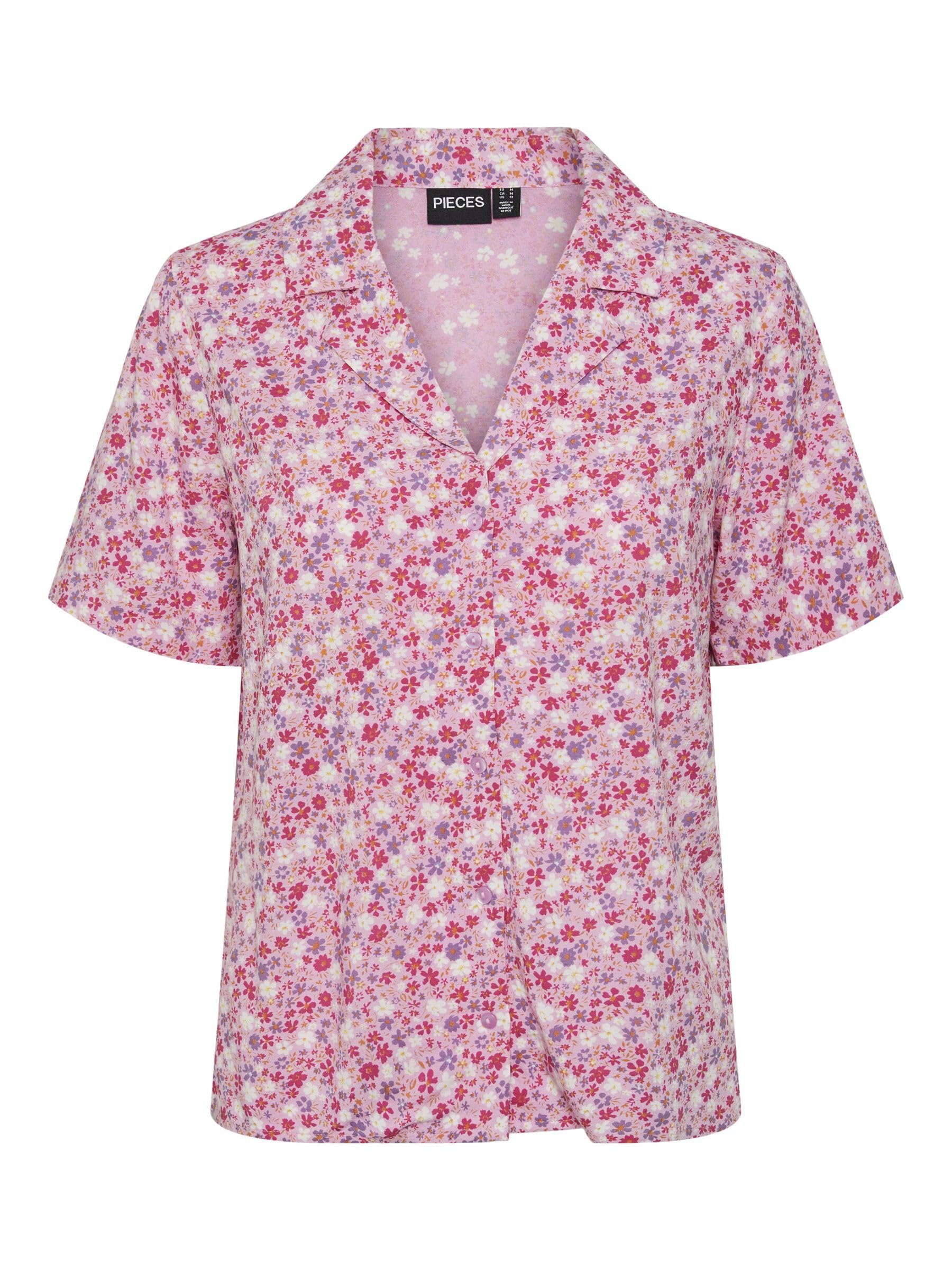 Pieces PCTALA camicia manica corta nero uso quotidiano