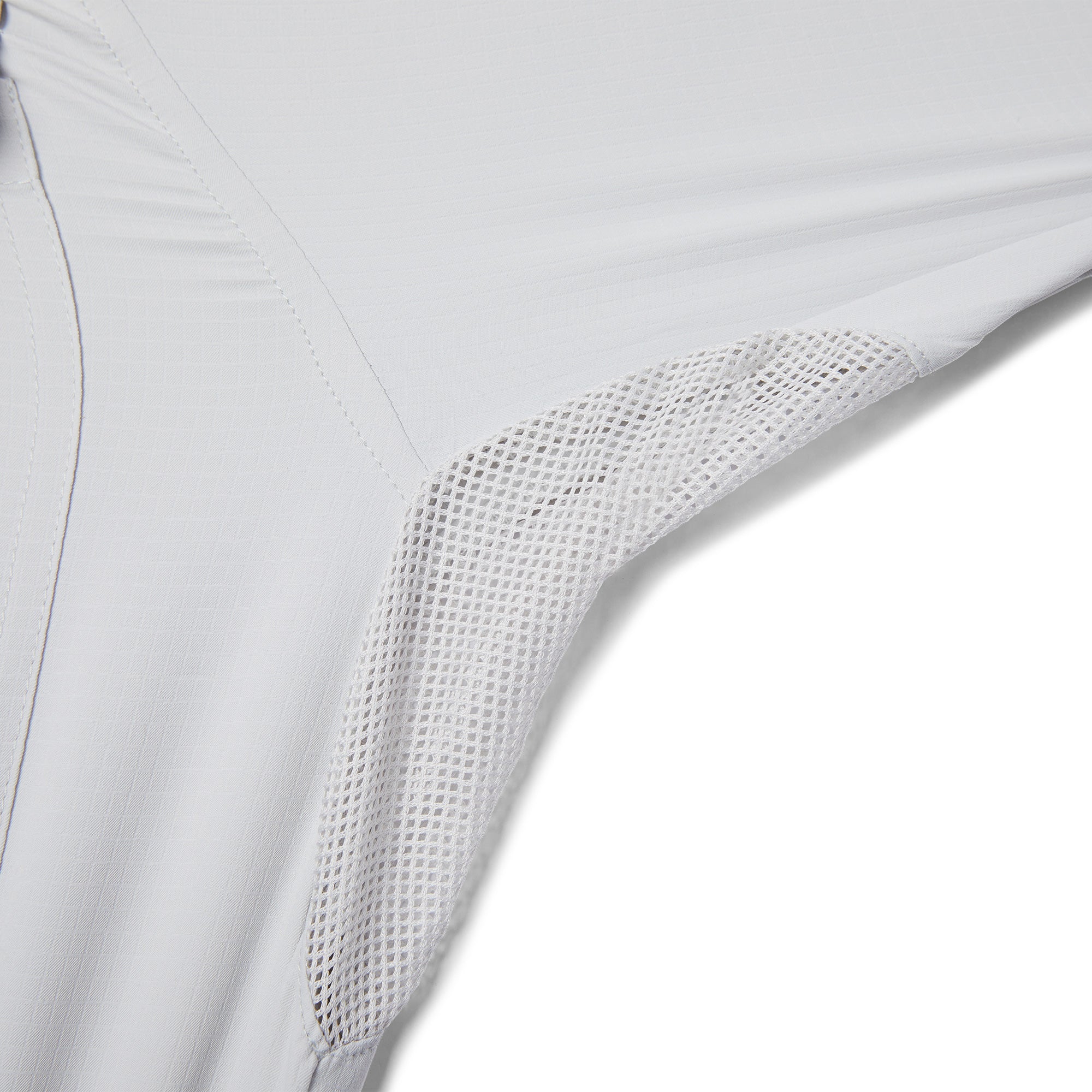 Pelagic Keys camicia uomo manica corta Grigio Chiaro UPF 50+
