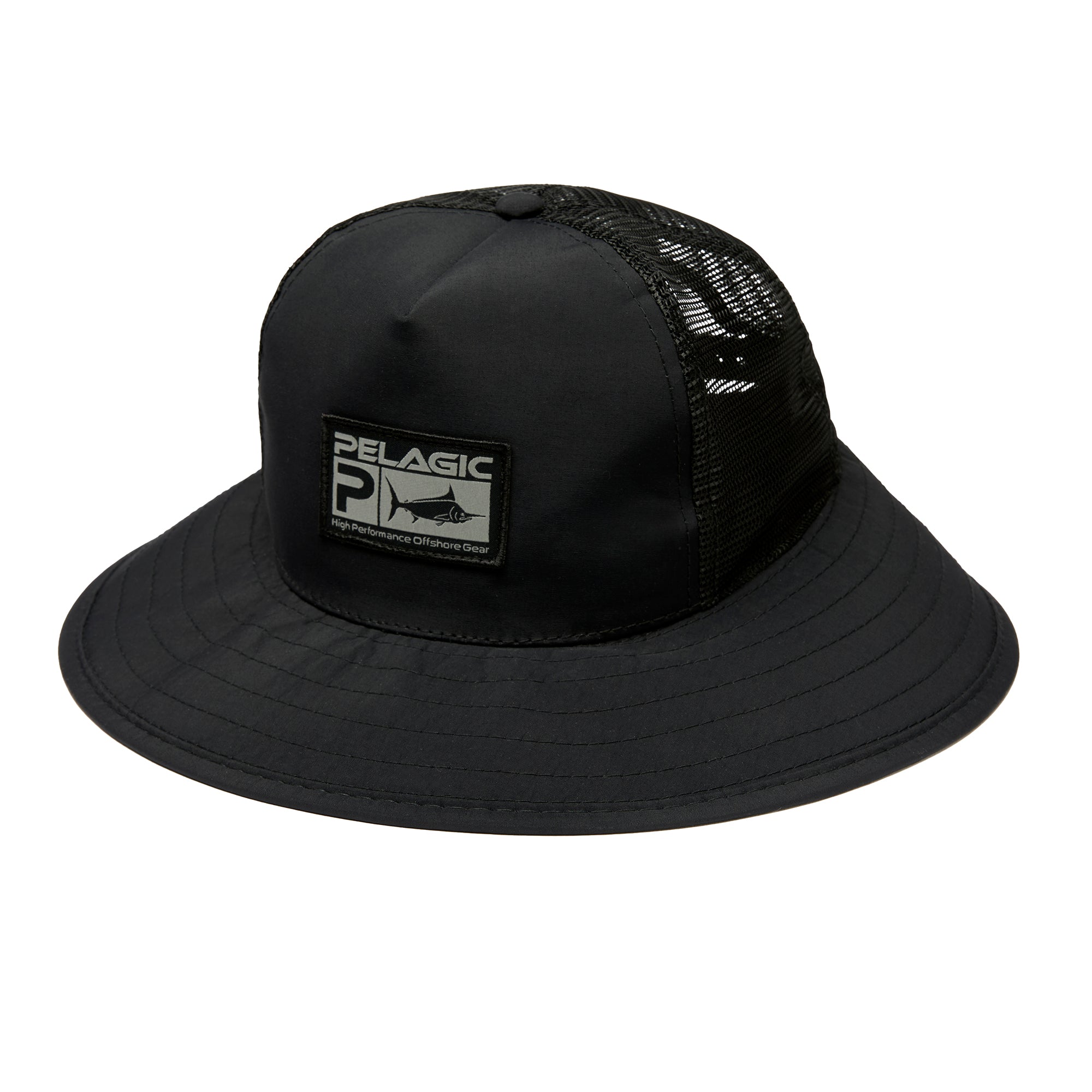 Pelagic Brimmer Deluxe cappello Black tesa larga