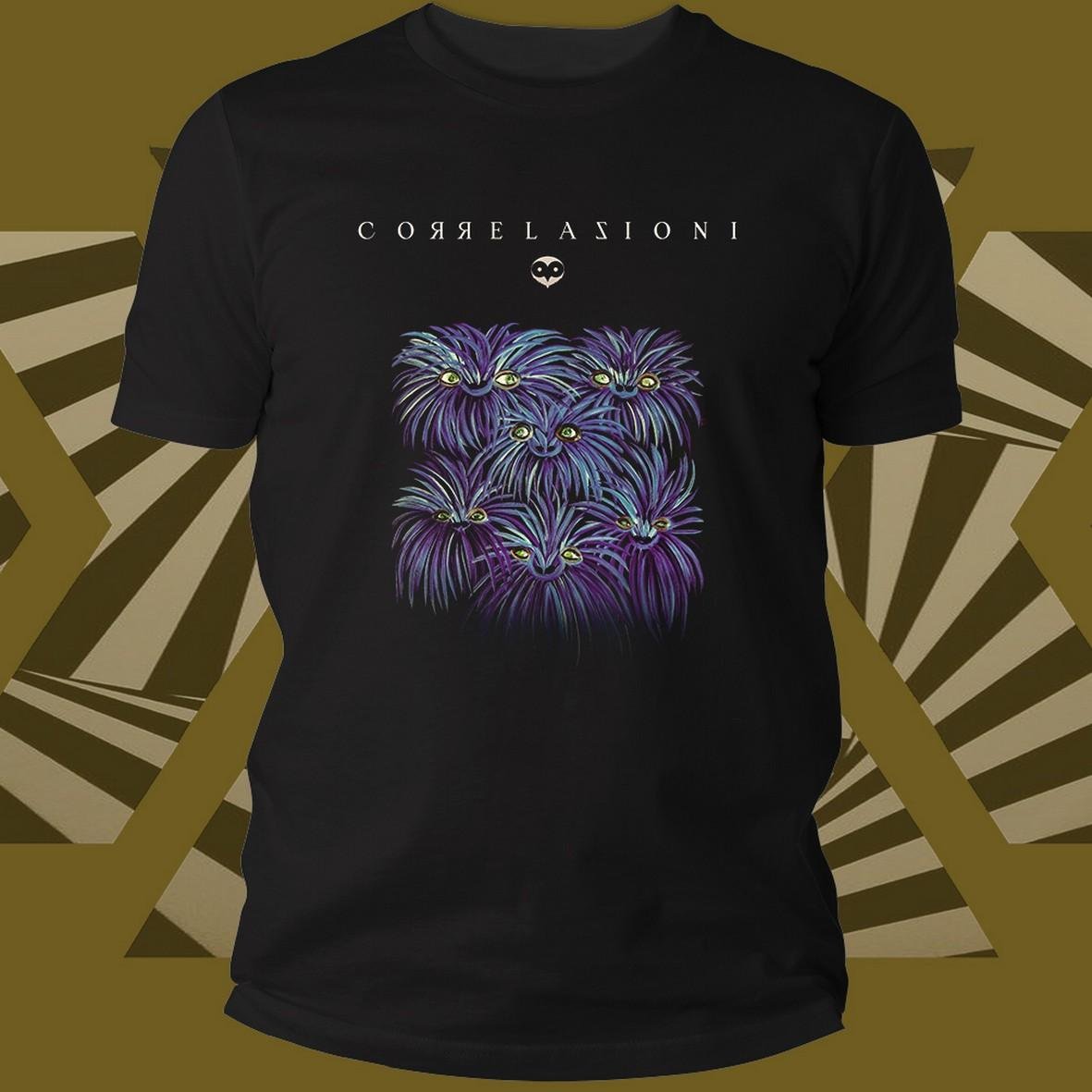 Correlazioni Logo t-shirt cotone organico stampa