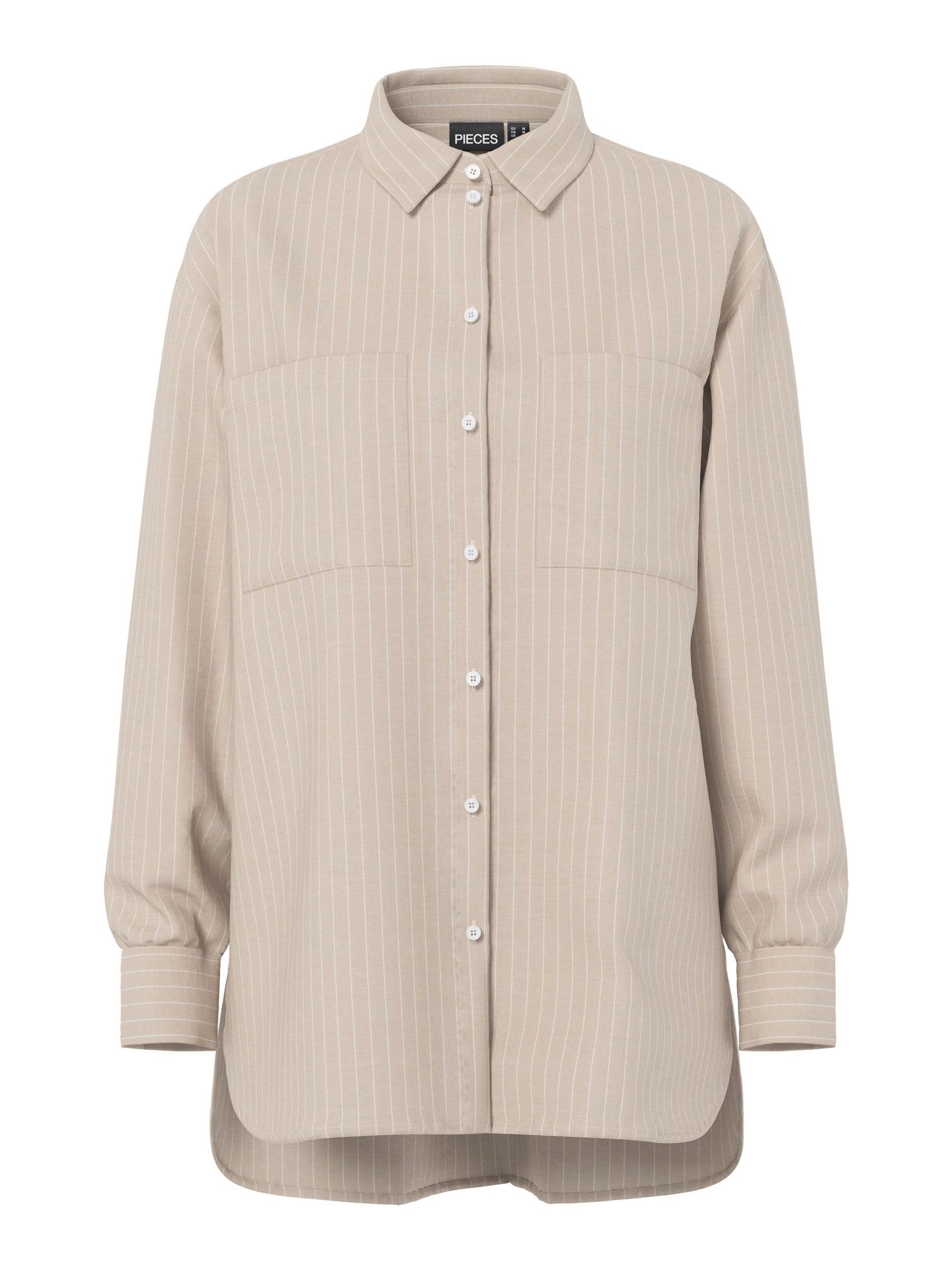 PIECES Pcmelia LS camicia rosa Pink-a-boo
