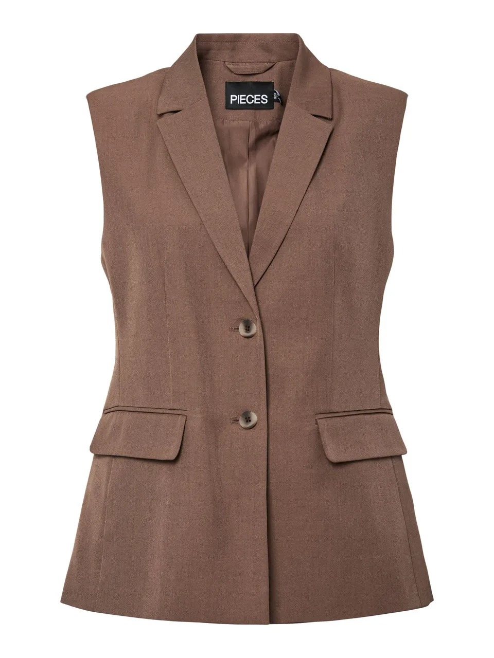 Pieces Pcblossom SL gilet blazer donna senza maniche