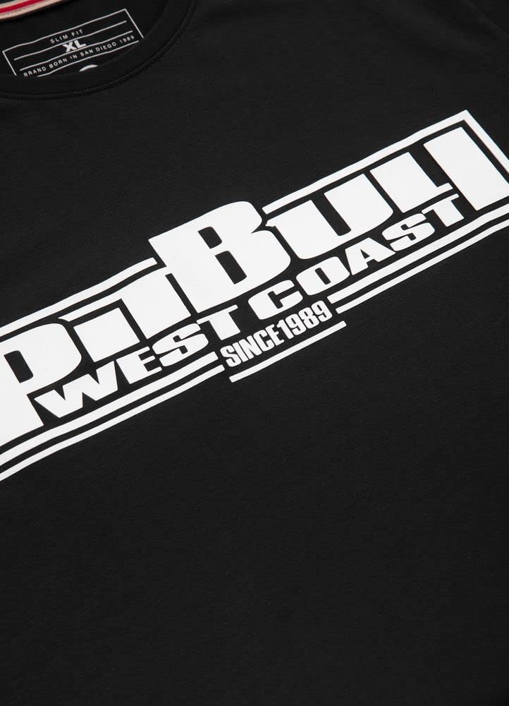 Pitbull Classic Boxing maglietta uomo nera in cotone