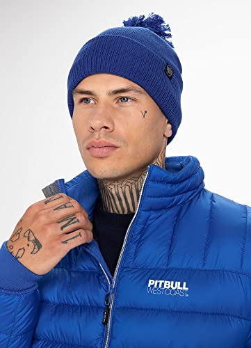 Pit Bull West Coast Bubble Small Logo berretto blu invernale