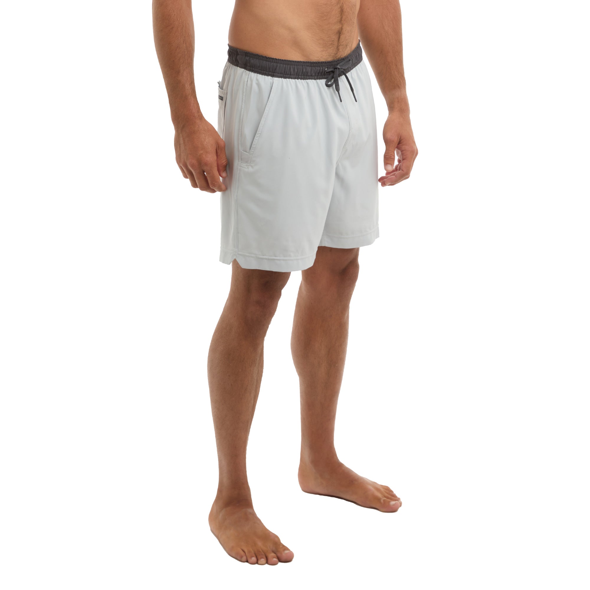 Pelagic Leiday pantaloncini grigio chiaro elasticizzati