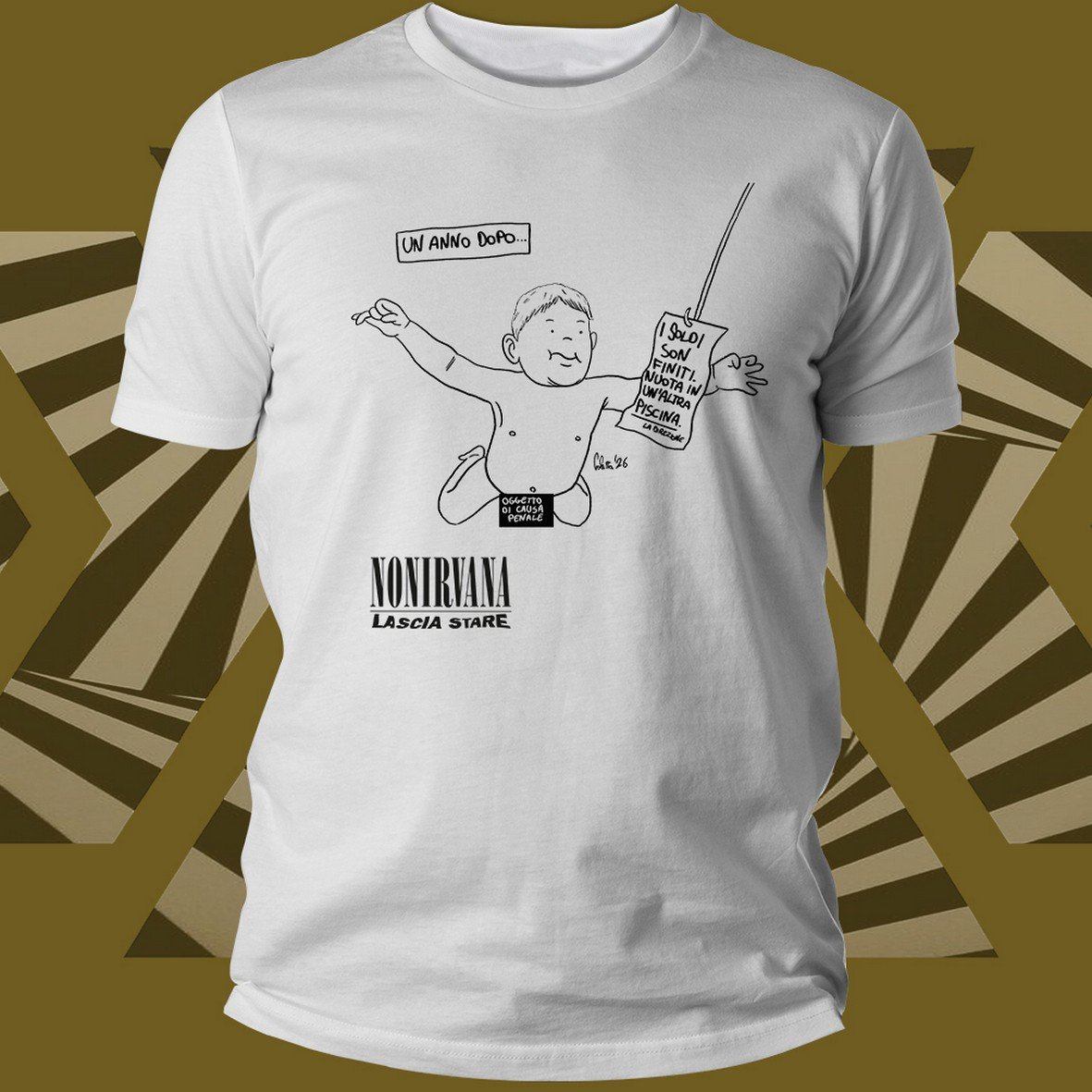 Matrix Music Store Tribe-Tee Coletta Nonirvana Lascia Stare t-shirt cotone