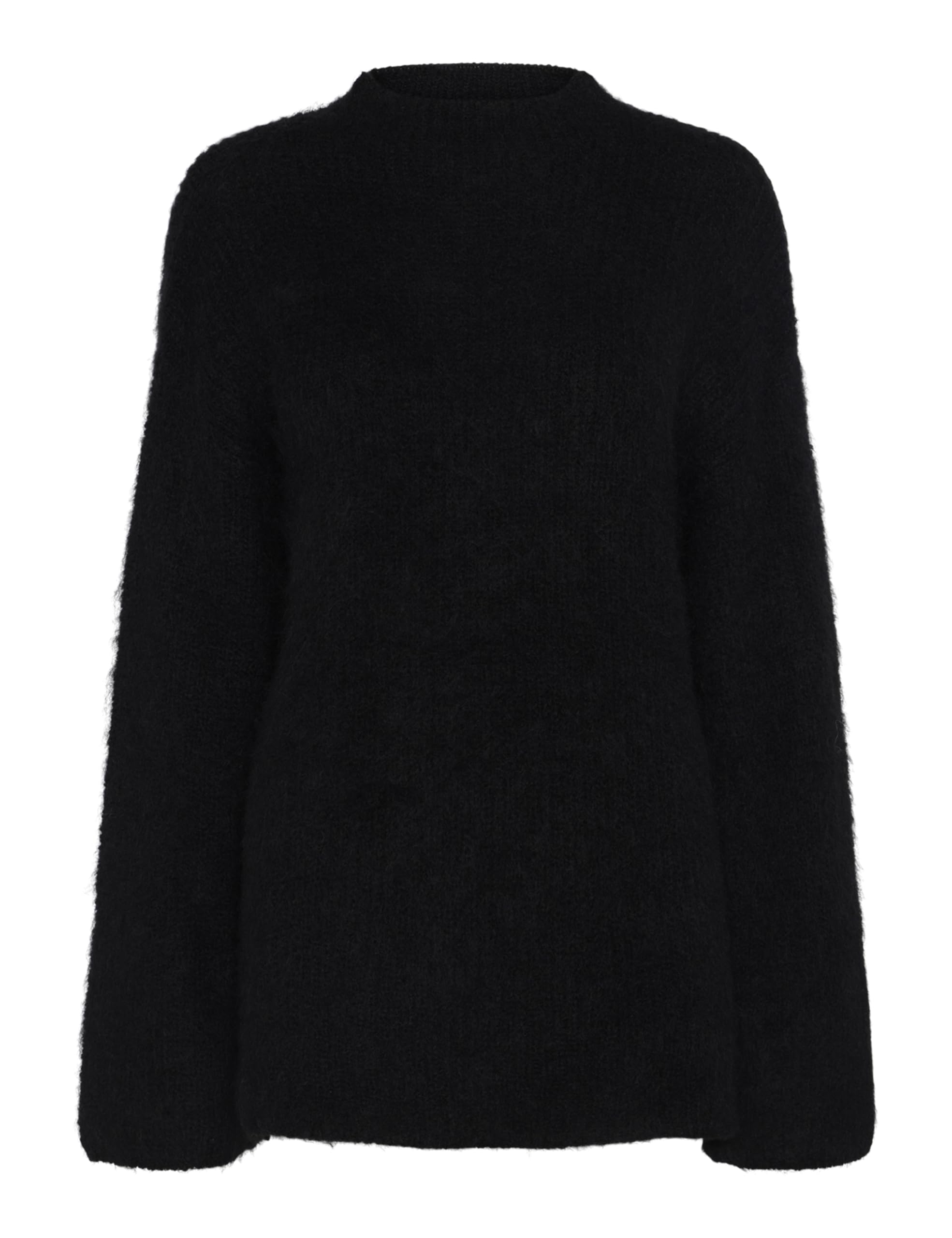 PIECES Pcmala LS maglione donna collo alto denim