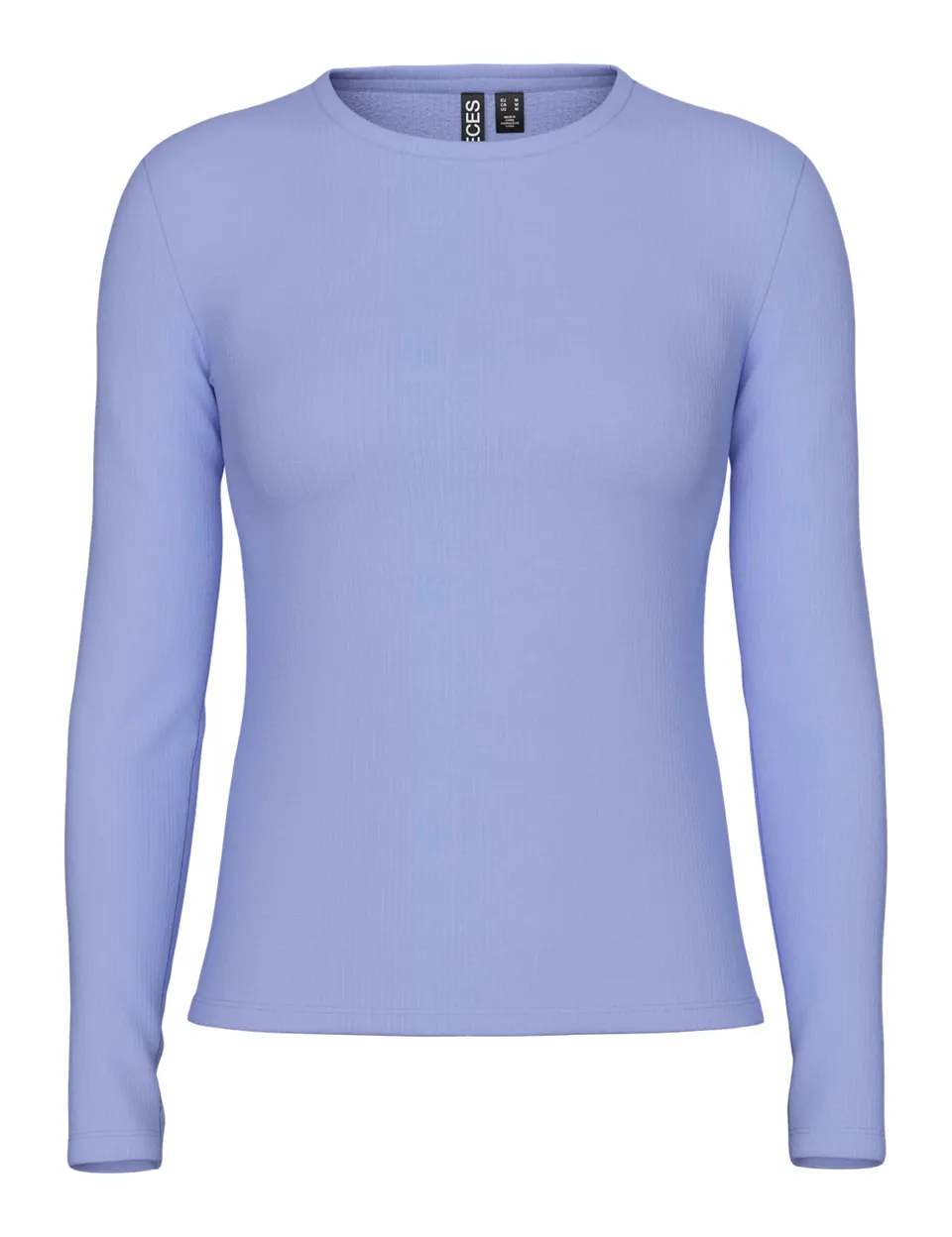 Pieces Pcruka top donna jersey maniche lunghe L lavanda