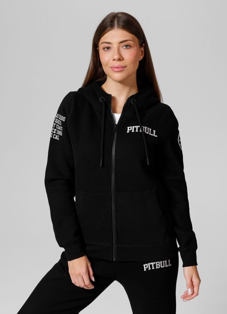 Pitbull Tyrian Felpa Donna M con Cappuccio Zip