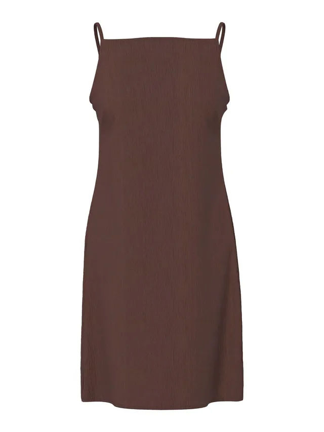 Pieces Pcpiva SL Abito corto donna senza maniche M